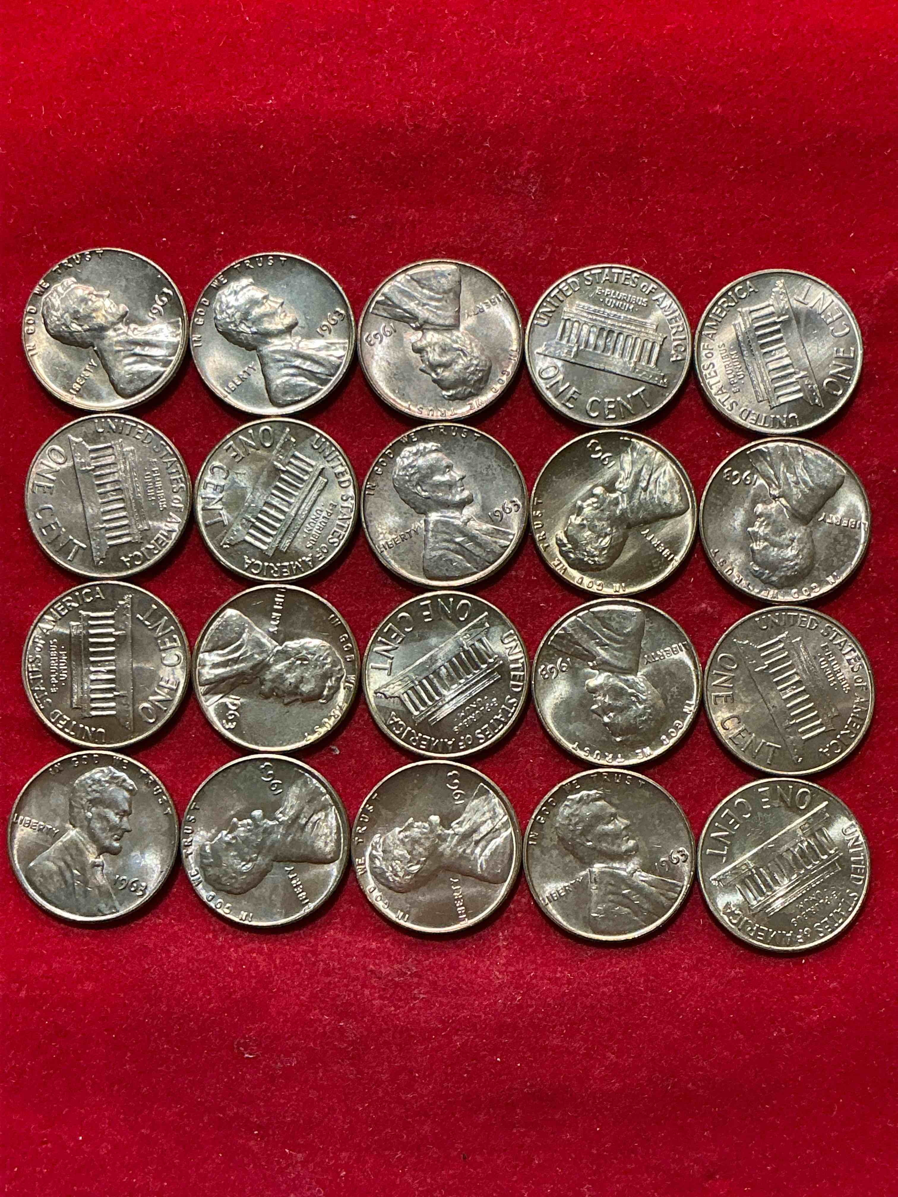 1963 "i have a dream" era brilliant uncirculated wheat pennies! these 1963 pennies are direct from the original treasury rolls & haven't seen the light of day since 1963! dr. martin luther king famously gave his "i have a dream" speech on aug 28, 1963. own pieces of this era with these incredible pieces of history!
