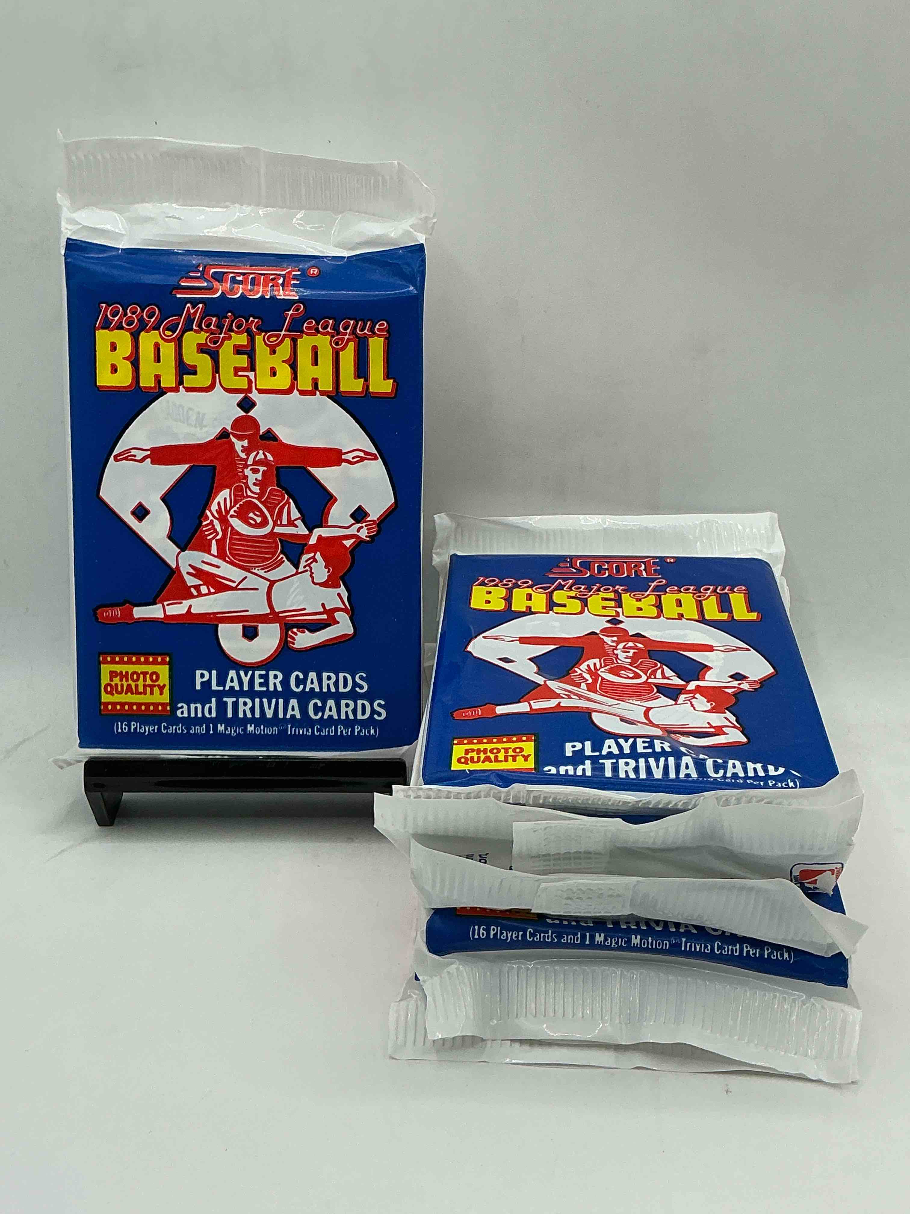 1989 score baseball sealed sports collectible card pack, direct from original retail case! search for valuable don mattingly #1 & so many cool nostalgic 80's players!