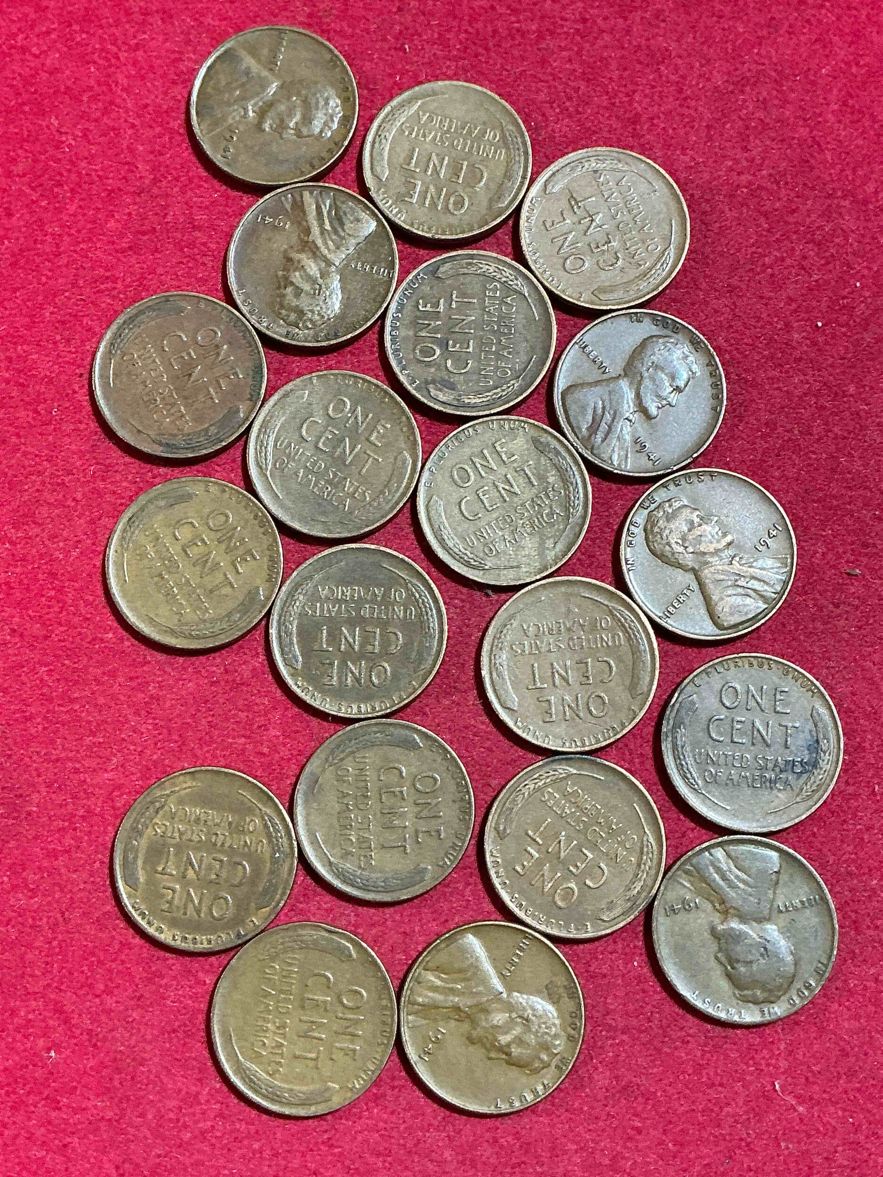 1941 pearl harbor ww2 era pennies! dec 7, 1941, a day that will live in infamy when the japanese bombed pearl harbor bringing america into world war 2! up for auction are 1941 pennies in great condition, awesome pieces of wwii history!