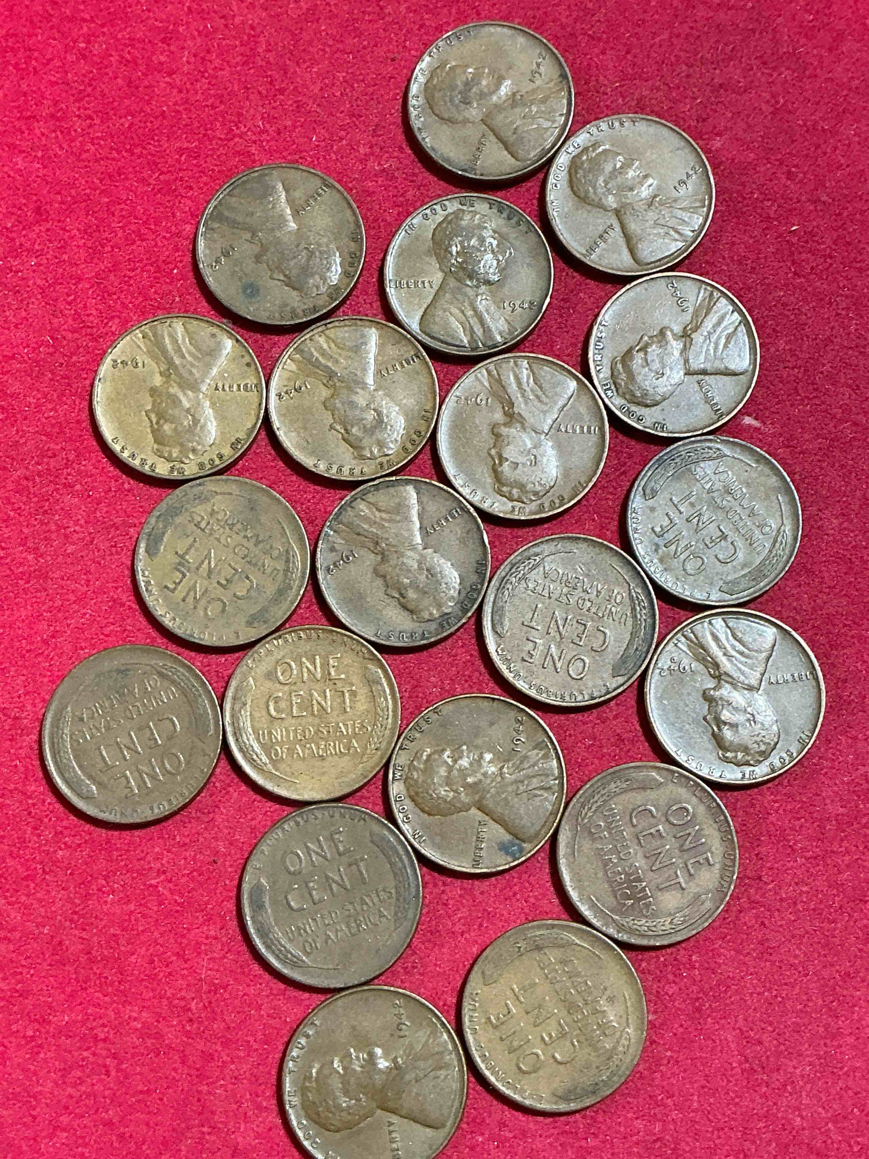 1942 calling world war 2 buffs! 1942 battle of midway era wheat pennies! the battle of midway was june 4-7 1942 & was the greatest naval battle in history between america & japan! own pieces of this era with these genuine 1942 wheat pennies in nice condition!