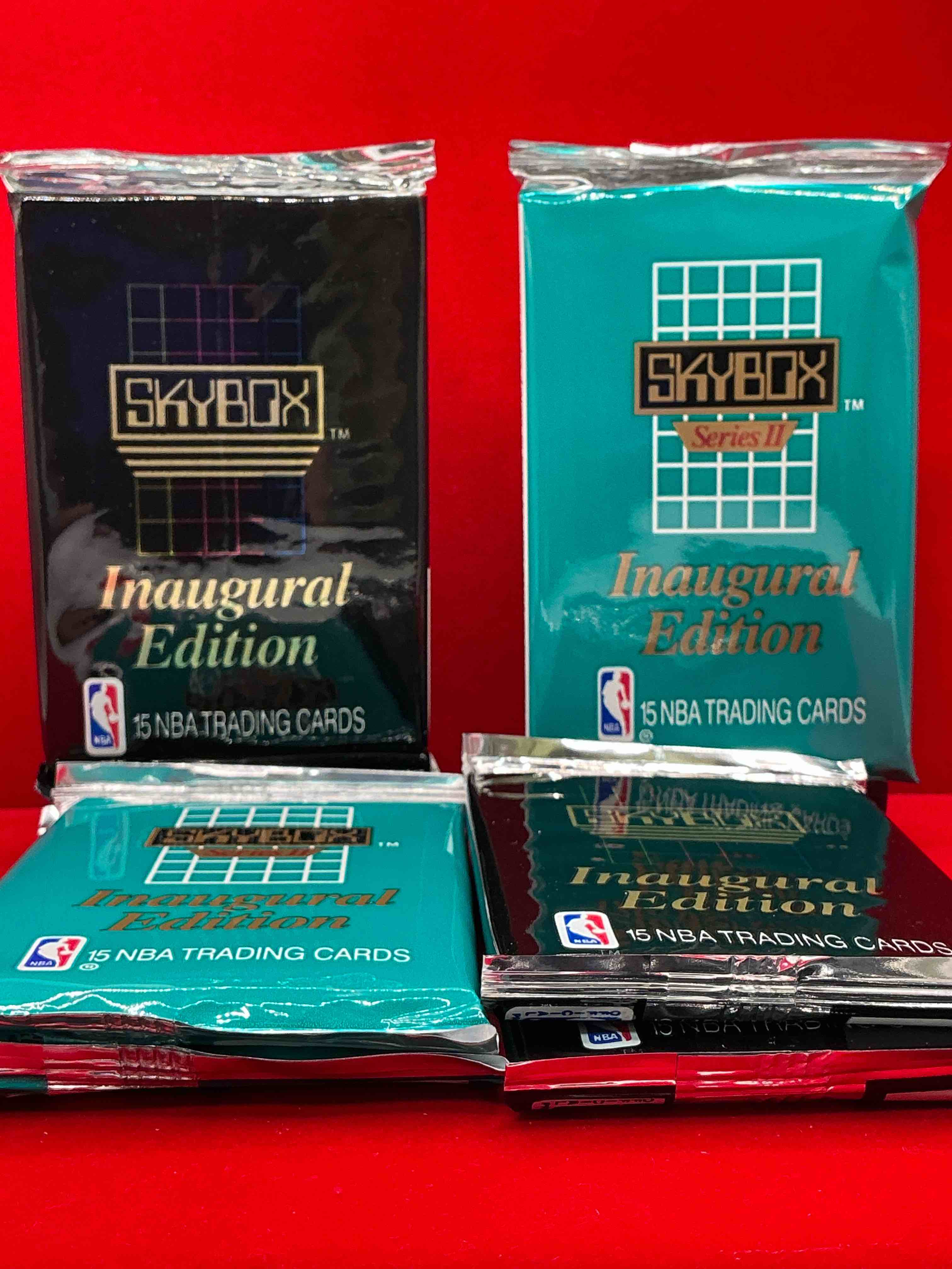 let the search begin! mj, magic, bird & more! basketball bonanza! 1990-91 nba skybox series i & ii unopened sports card & collectible packs! direct from original box!search for valuable michael jordan, larry bird & magic johnson cards!