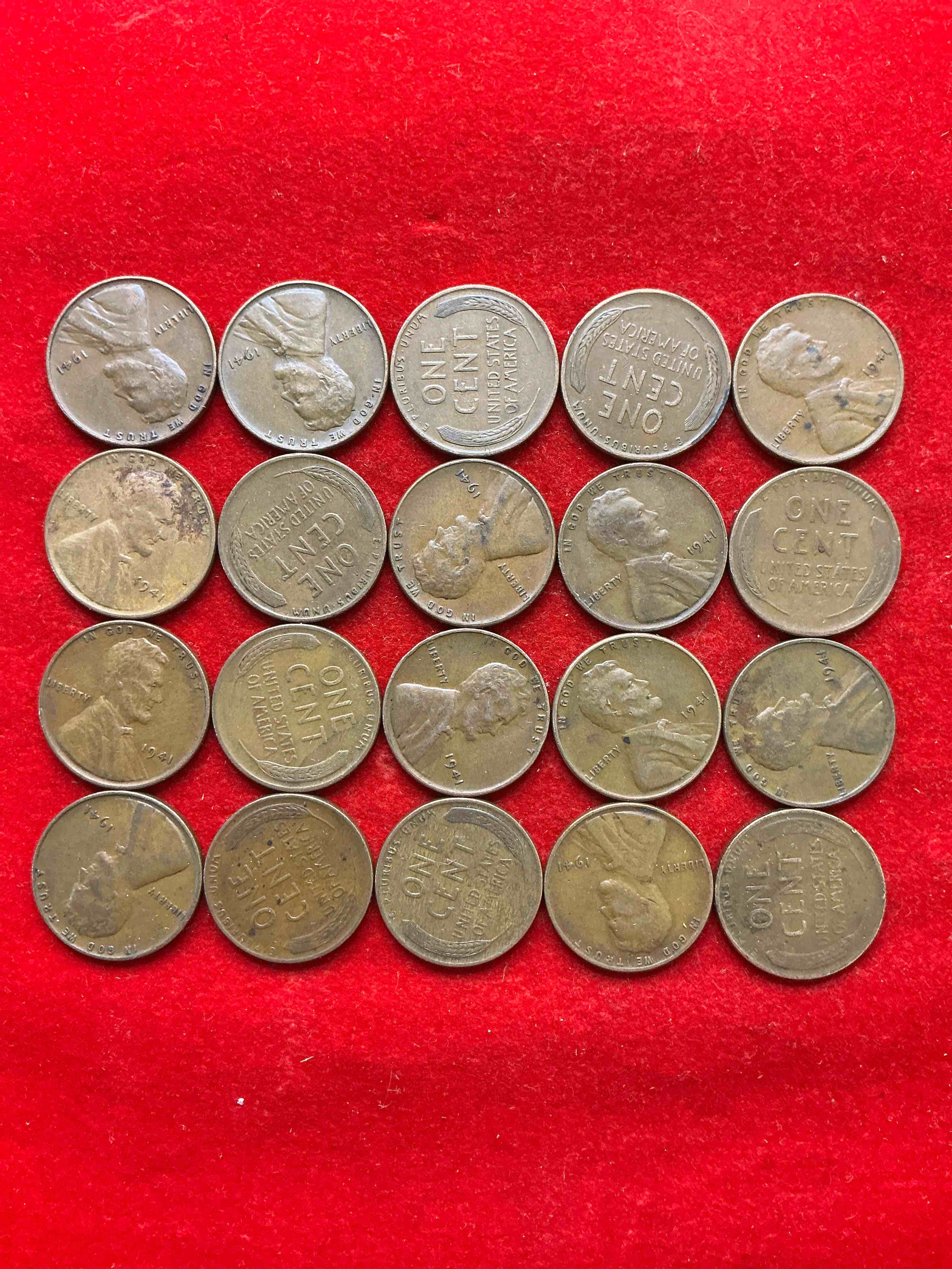 1941 pearl harbor ww2 era pennies! dec 7, 1941, a day that will live in infamy when the japanese bombed pearl harbor bringing america into world war 2! up for auction are 1941 pennies in great condition, awesome pieces of wwii history!
