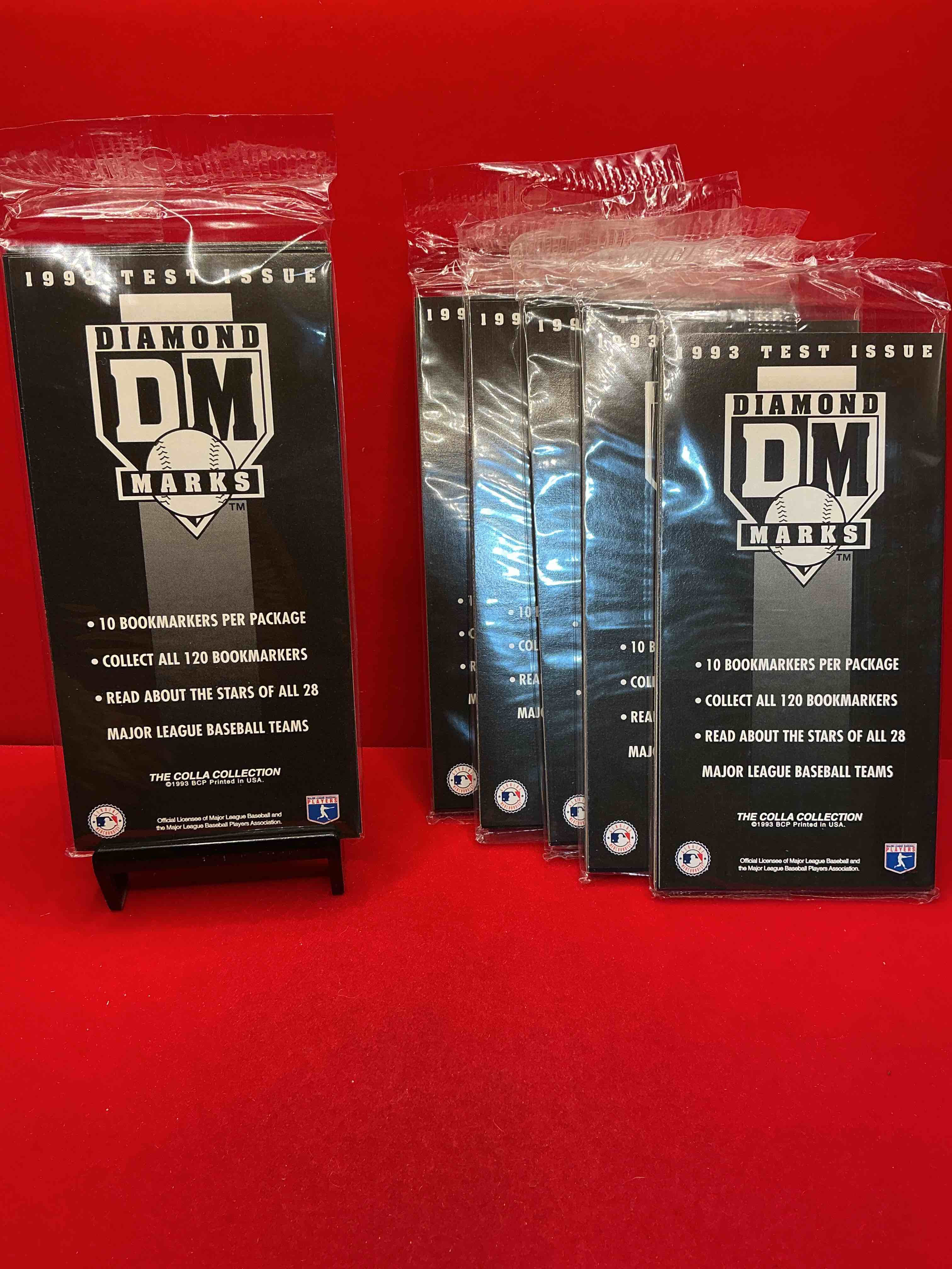 rare baseball bookmarks! 1993 baseball collectors items! you could pull your favorite mlb player! look for ken griffey jr, jose canseco, bo jackson & much more rare bookmarks… how cool!