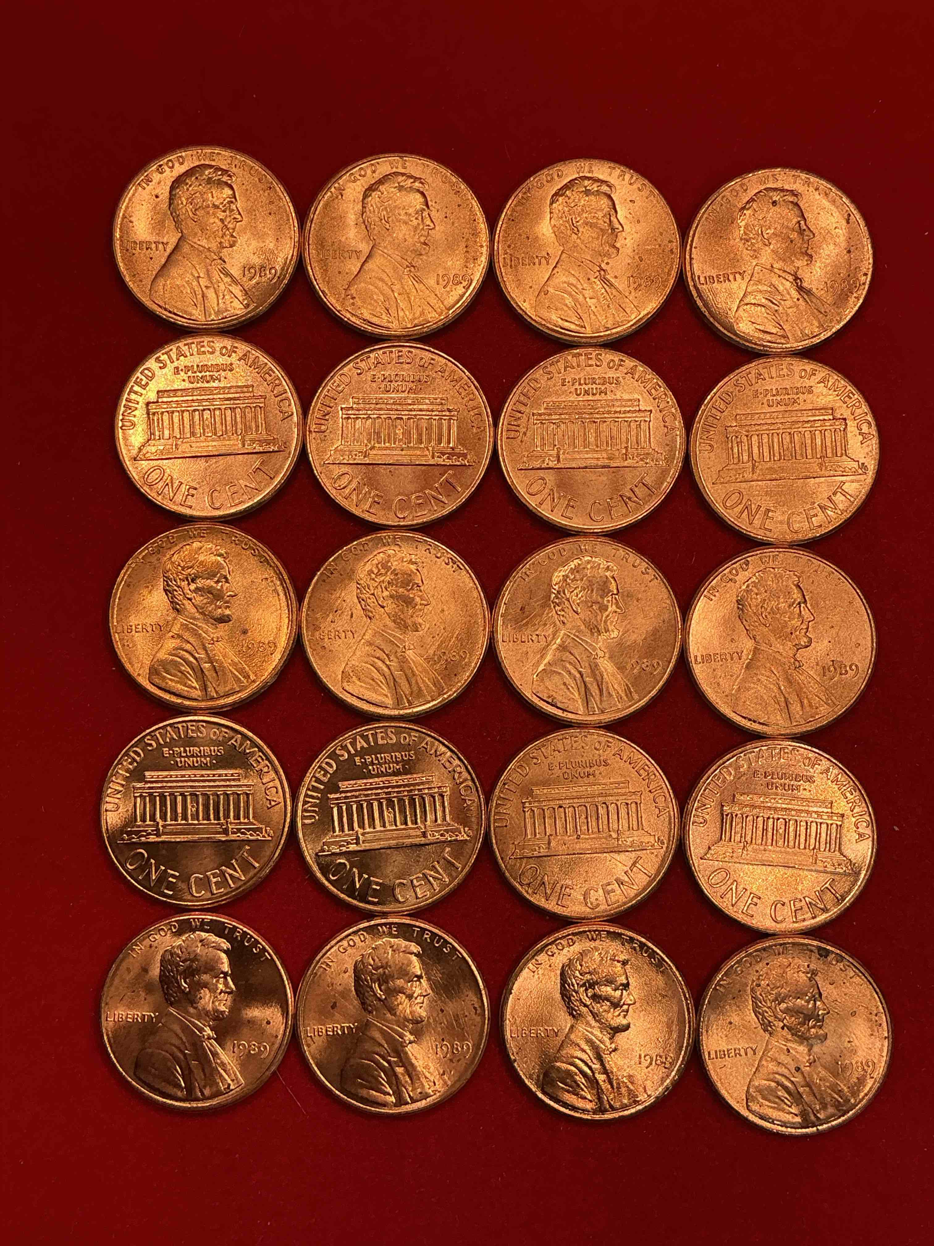 1989 brilliant uncirculated world wide web era pennies! 1989 is the year the world wide web was born! own these brilliant unc 1989 pennies, direct from original bank rolls! serious collector items from one of the most consequential years in history!