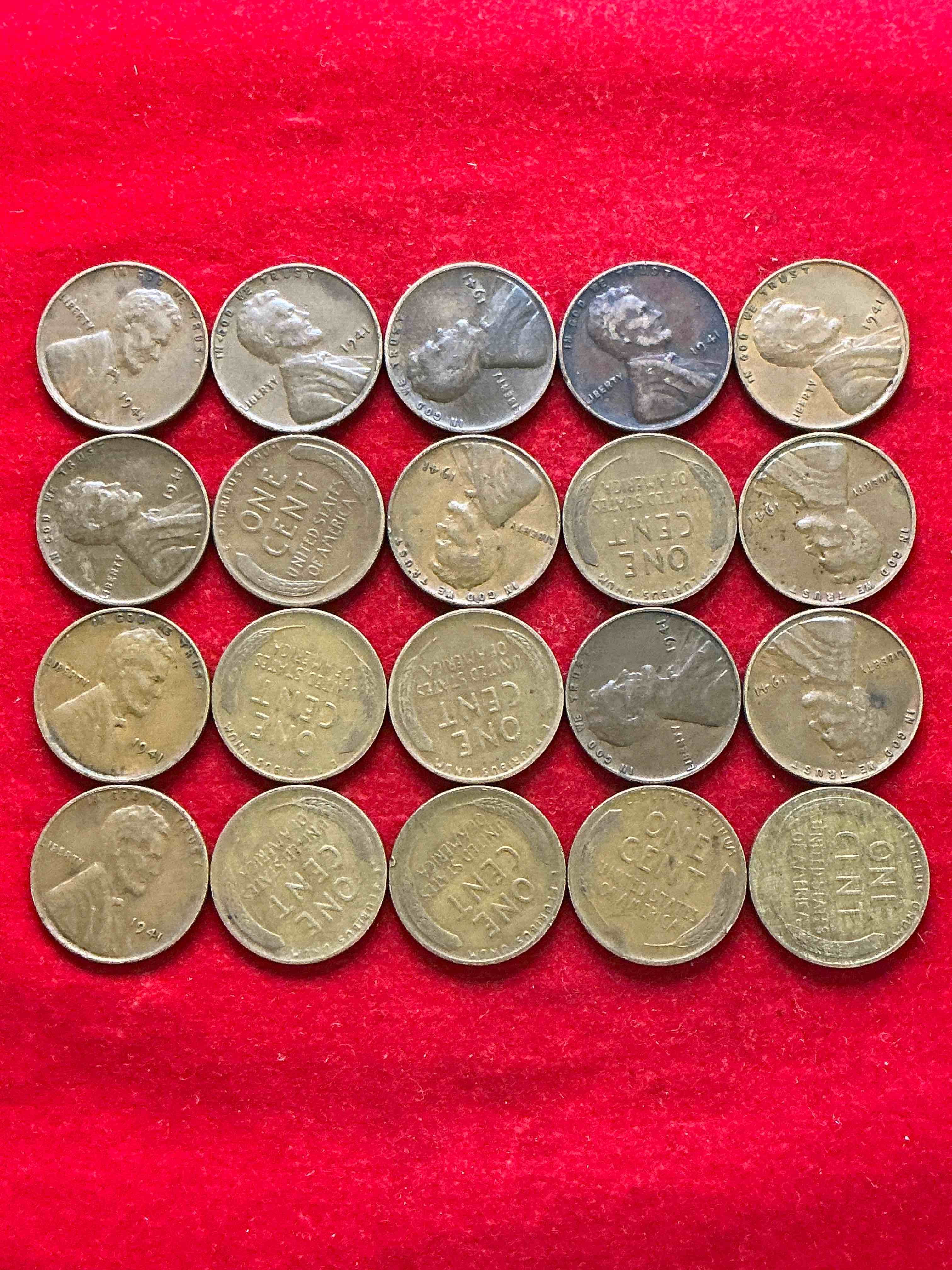 1941 pearl harbor ww2 era pennies! dec 7, 1941, a day that will live in infamy when the japanese bombed pearl harbor bringing america into world war 2! up for auction are 1941 pennies in great condition, awesome pieces of wwii history!