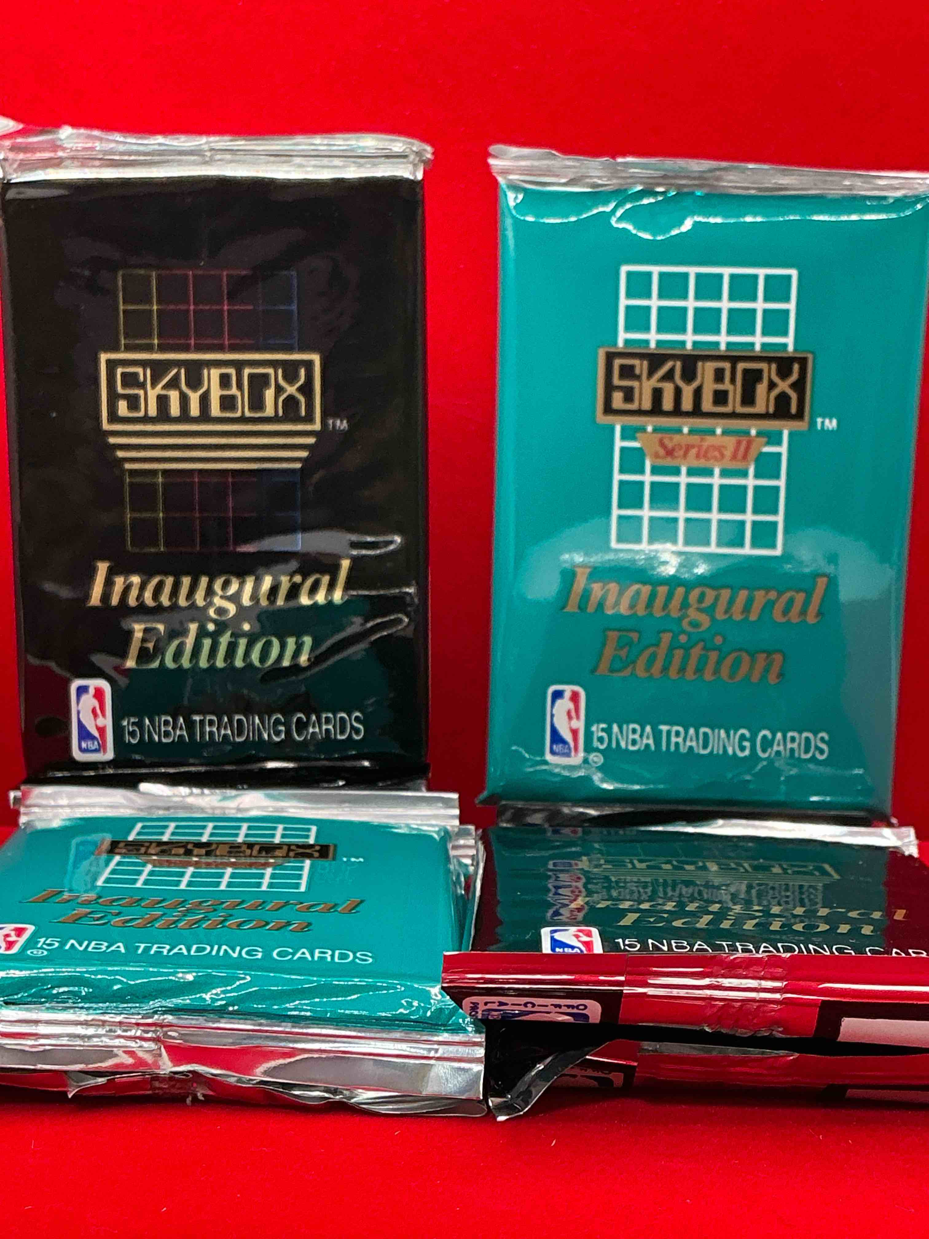 let the search begin! mj, magic, bird & more! basketball bonanza! 1990-91 nba skybox series i & ii unopened sports card & collectible packs! direct from original box!search for valuable michael jordan, larry bird & magic johnson cards!