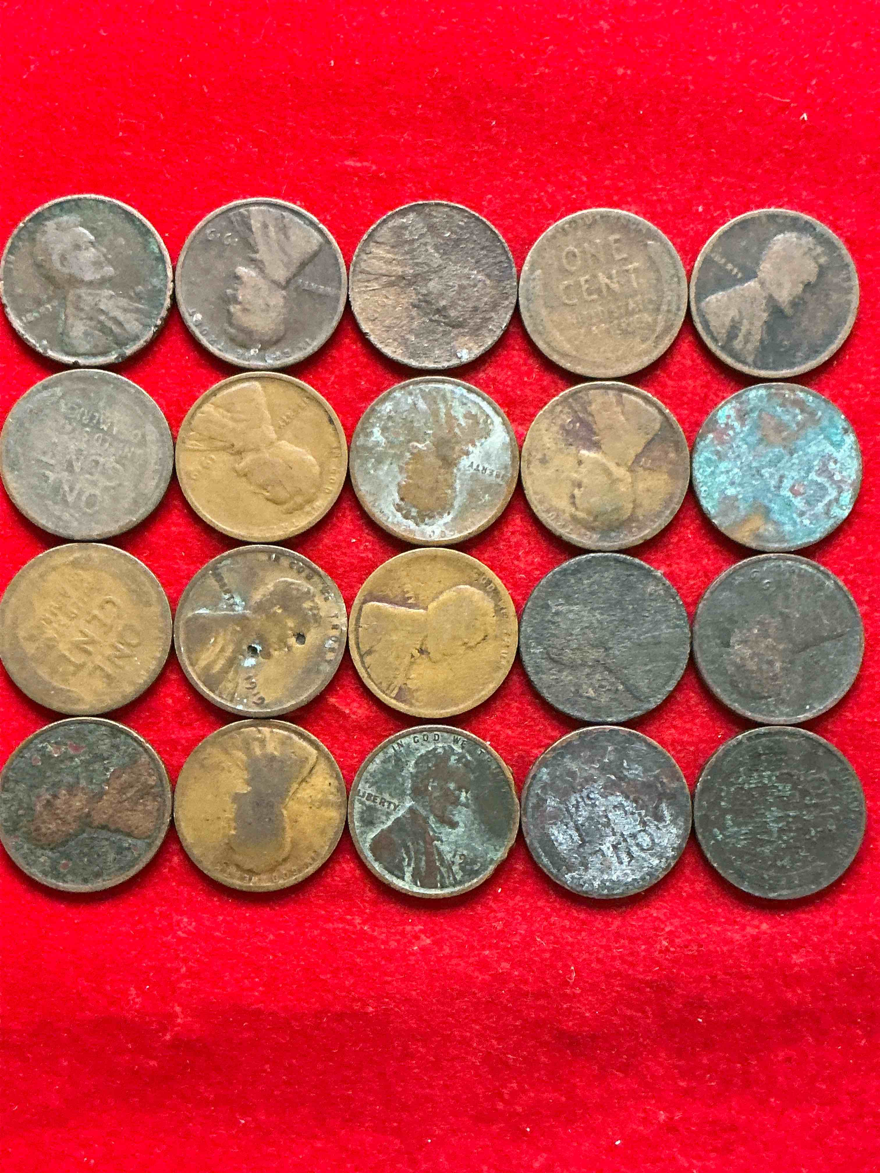 1919 wheat pennies! world war one officially ended with the treaty of versailles in 1919. own pieces of history from this era with these 1919 wheat pennies in great condition!