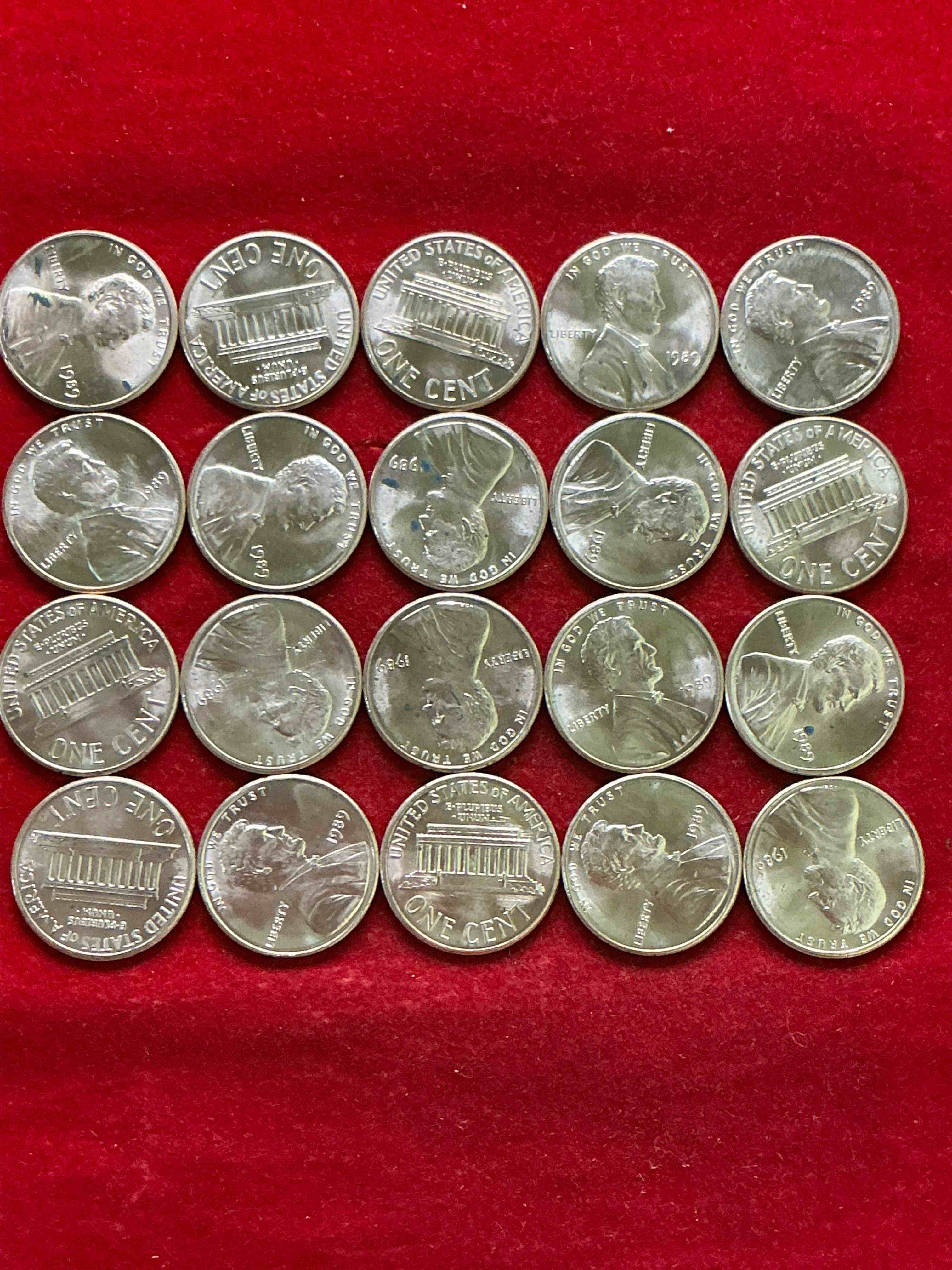 1989 brilliant uncirculated world wide web era pennies! 1989 is the year the world wide web was born! own these brilliant unc 1989 pennies, direct from original bank rolls! serious collector items from one of the most consequential years in history!