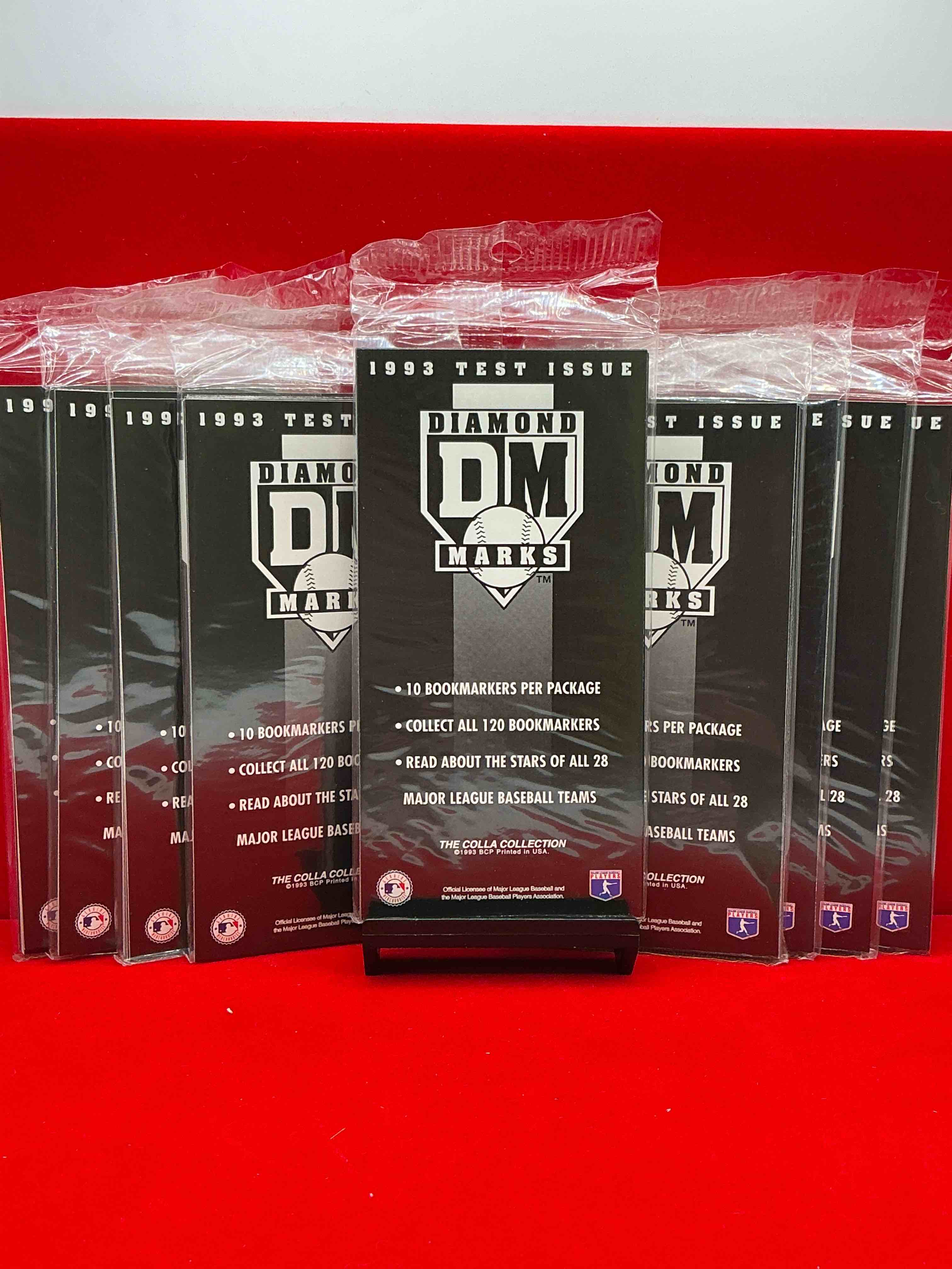 rare baseball bookmarks! 1993 baseball collectors items! you could pull your favorite mlb player! look for ken griffey jr, jose canseco, bo jackson & much more rare bookmarks… how cool!