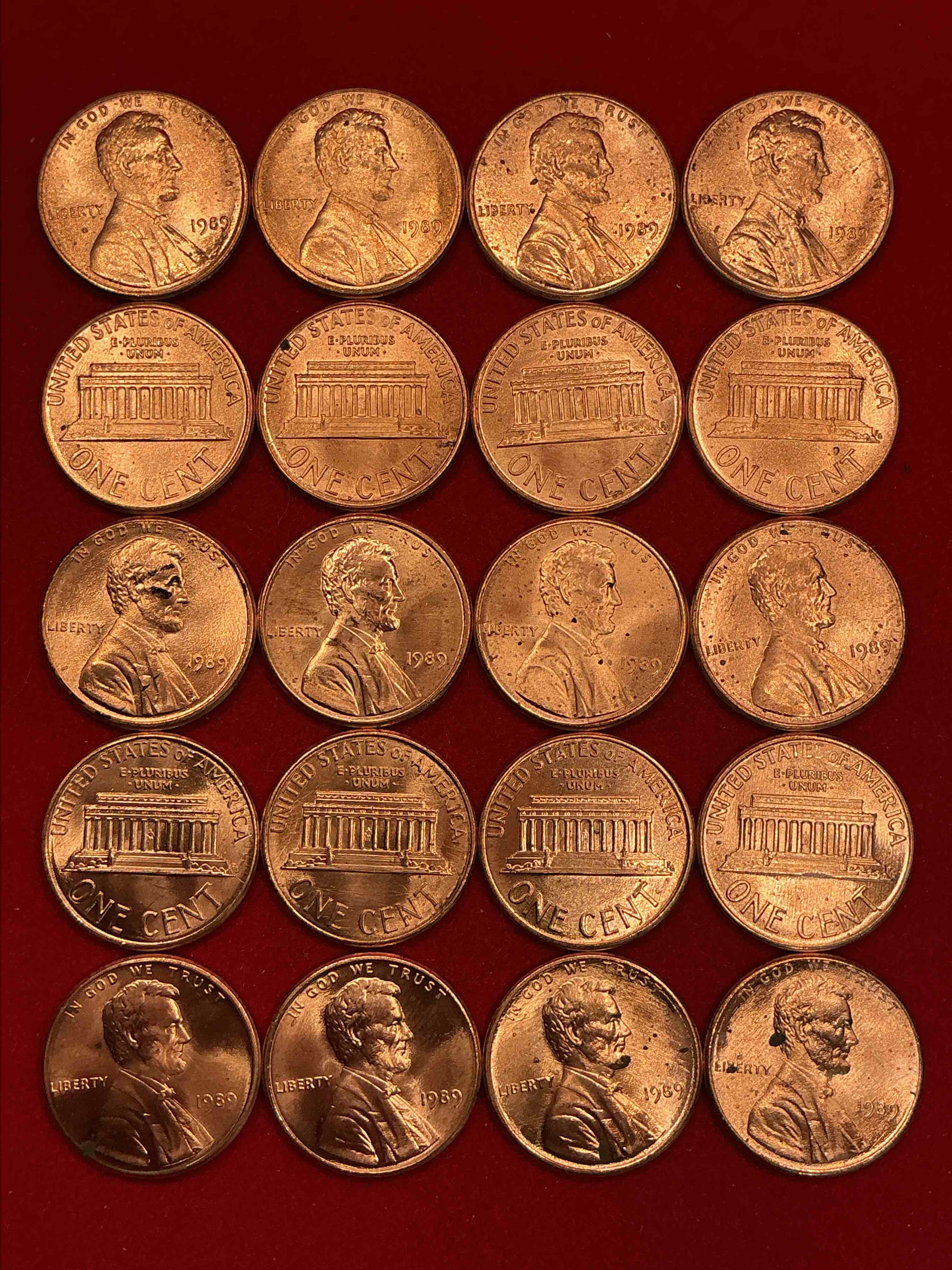1989 brilliant uncirculated world wide web era pennies! 1989 is the year the world wide web was born! own these brilliant unc 1989 pennies, direct from original bank rolls! serious collector items from one of the most consequential years in history!