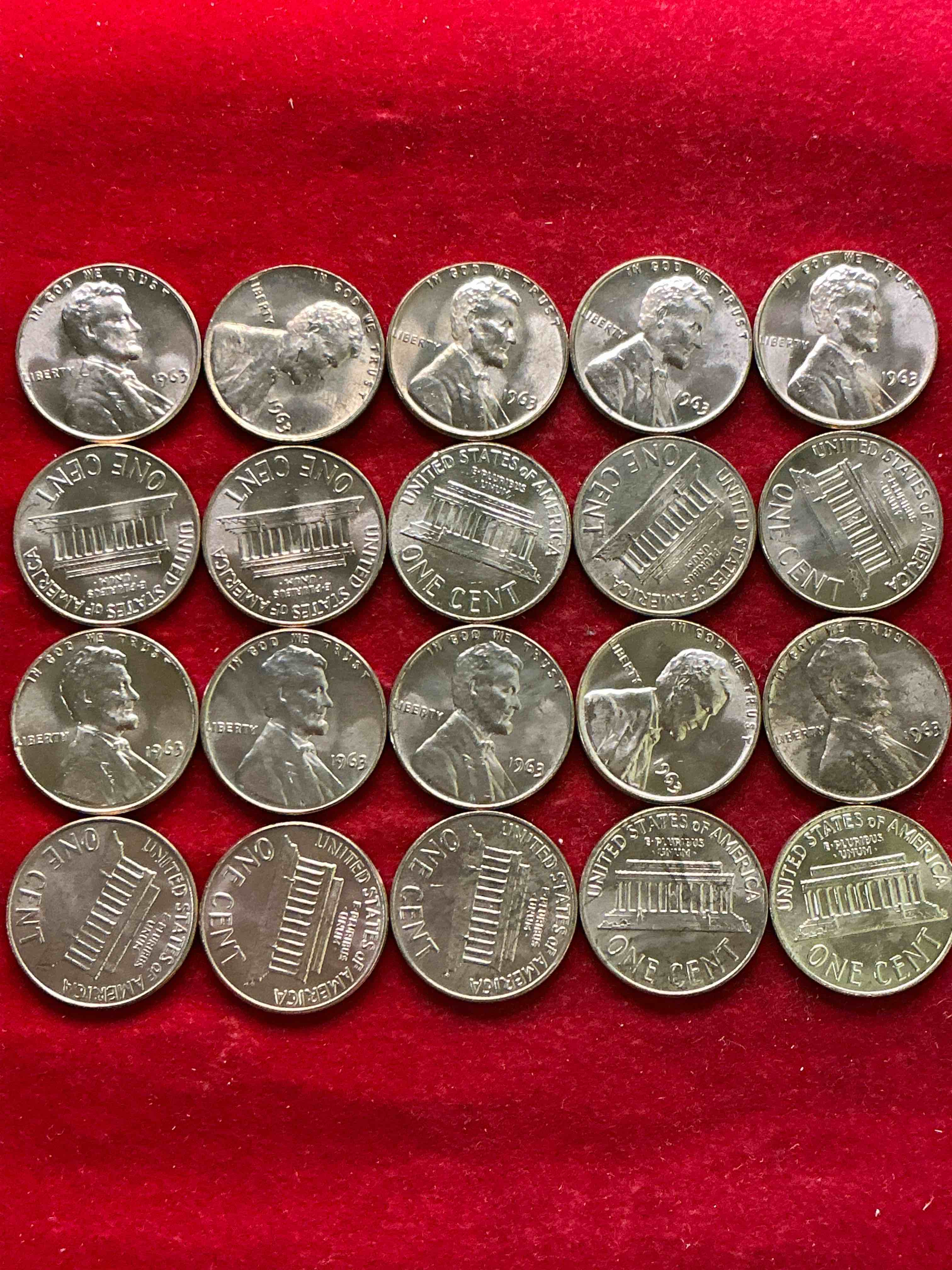 1963 "i have a dream" era brilliant uncirculated wheat pennies! these 1963 pennies are direct from the original treasury rolls & haven't seen the light of day since 1963! dr. martin luther king famously gave his "i have a dream" speech on aug 28, 1963. own pieces of this era with these incredible pieces of history!