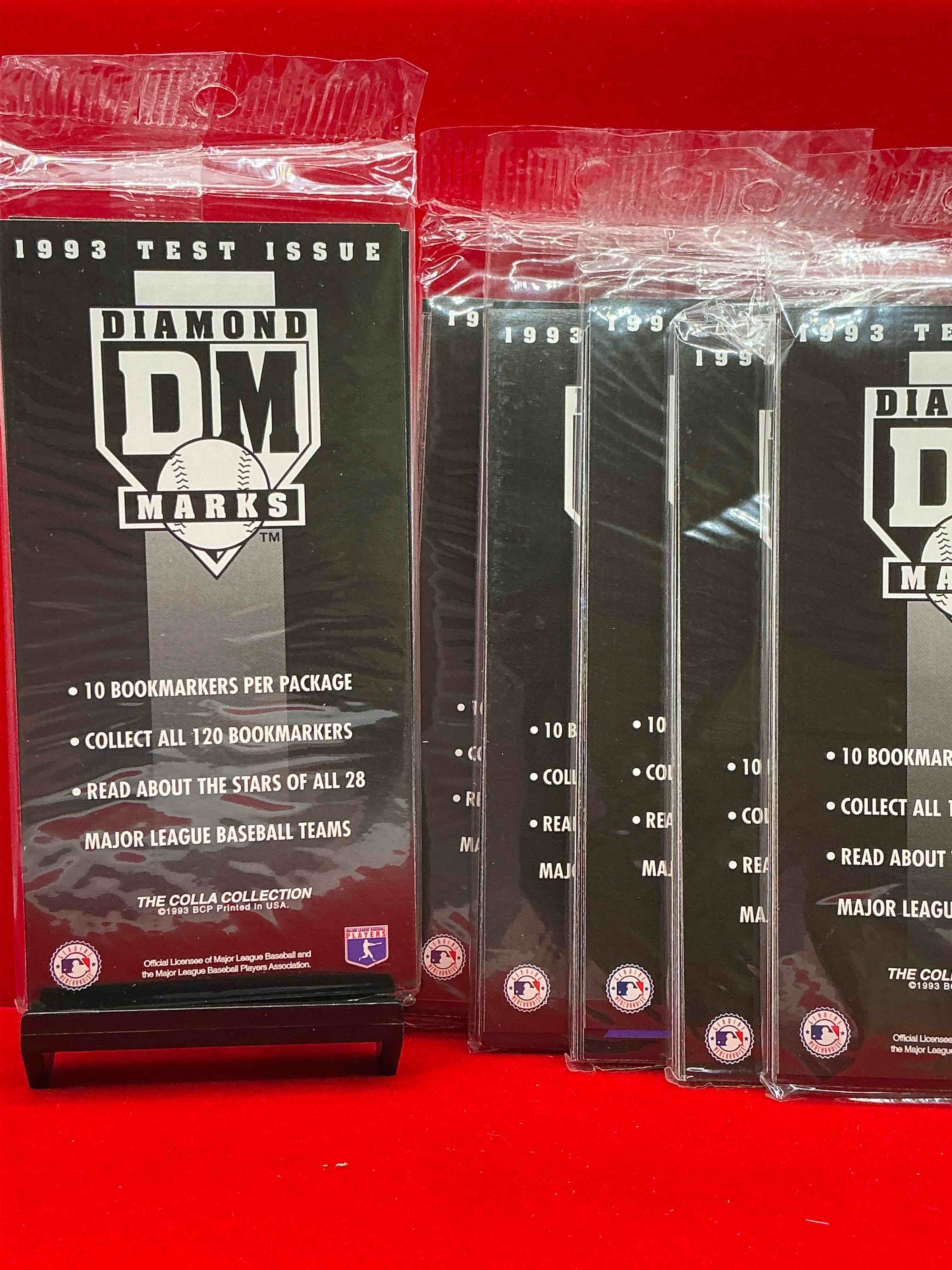 rare baseball bookmarks! 1993 baseball collectors items! you could pull your favorite mlb player! look for ken griffey jr, jose canseco, bo jackson & much more rare bookmarks… how cool!