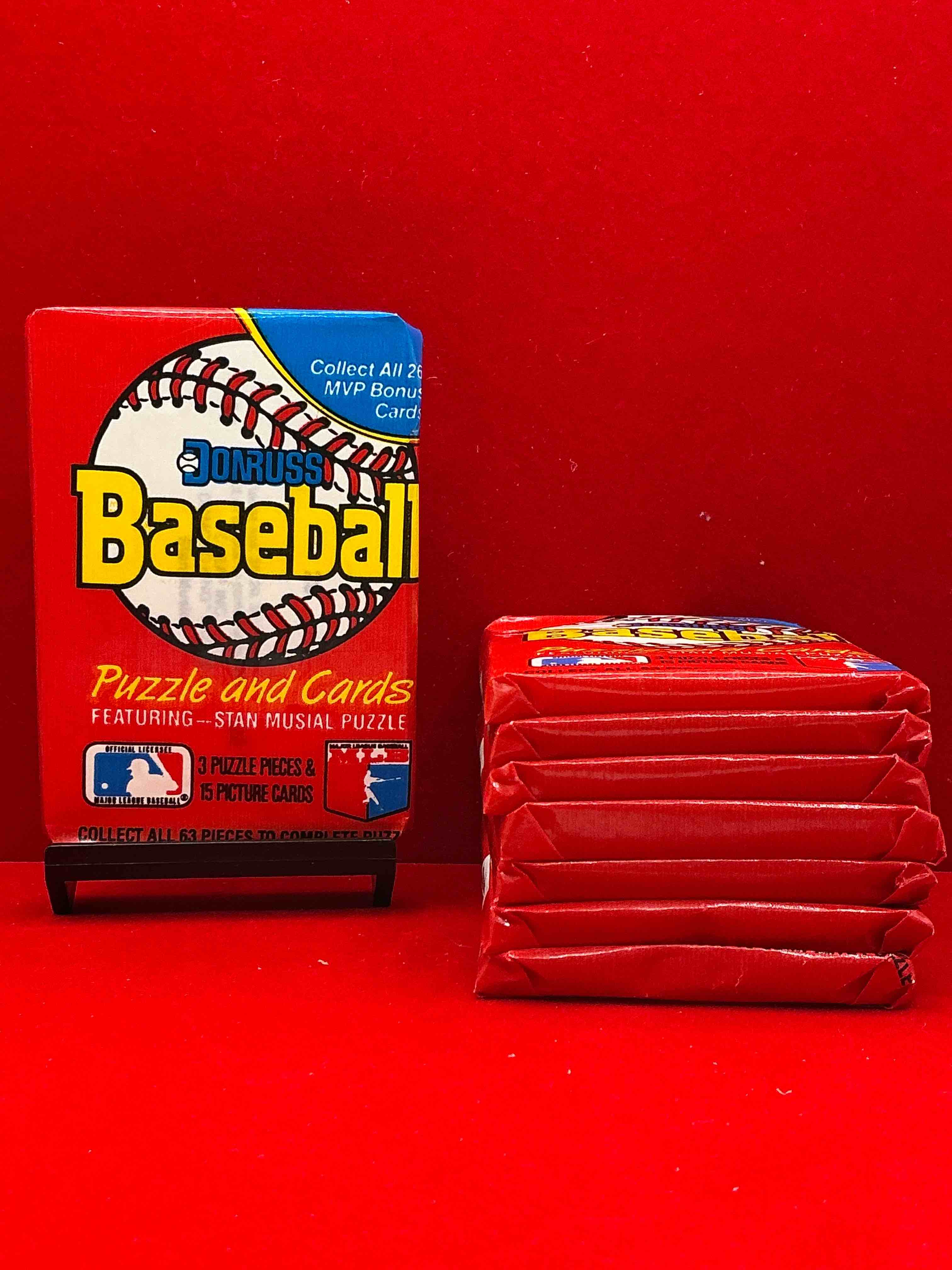 1988 donruss baseball unopened sports card wax packs, direct from original box!search for valuable don mattingly & nolan ryan cards!