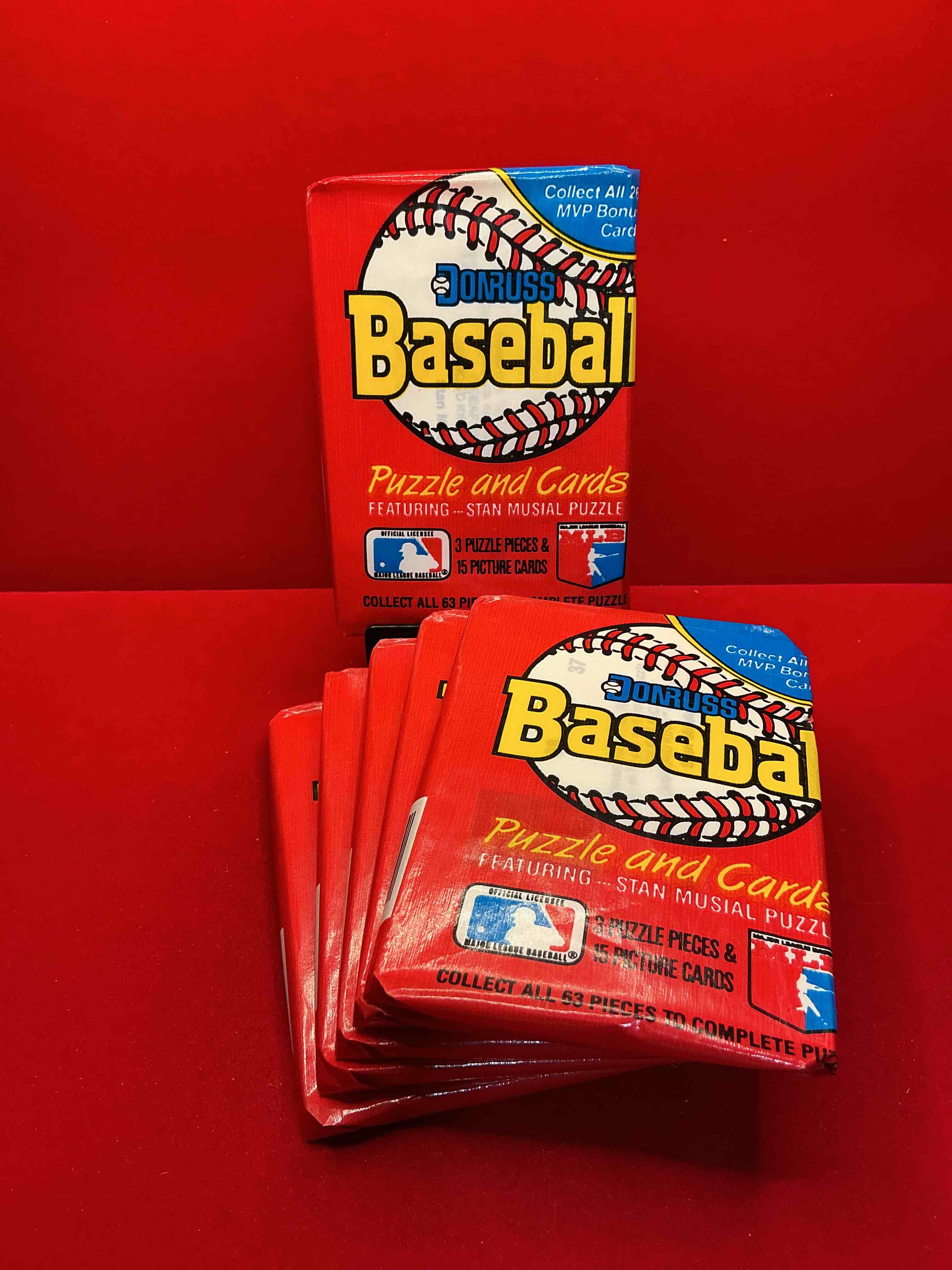 1988 donruss baseball unopened sports card wax packs, direct from original box!search for valuable don mattingly & nolan ryan cards!