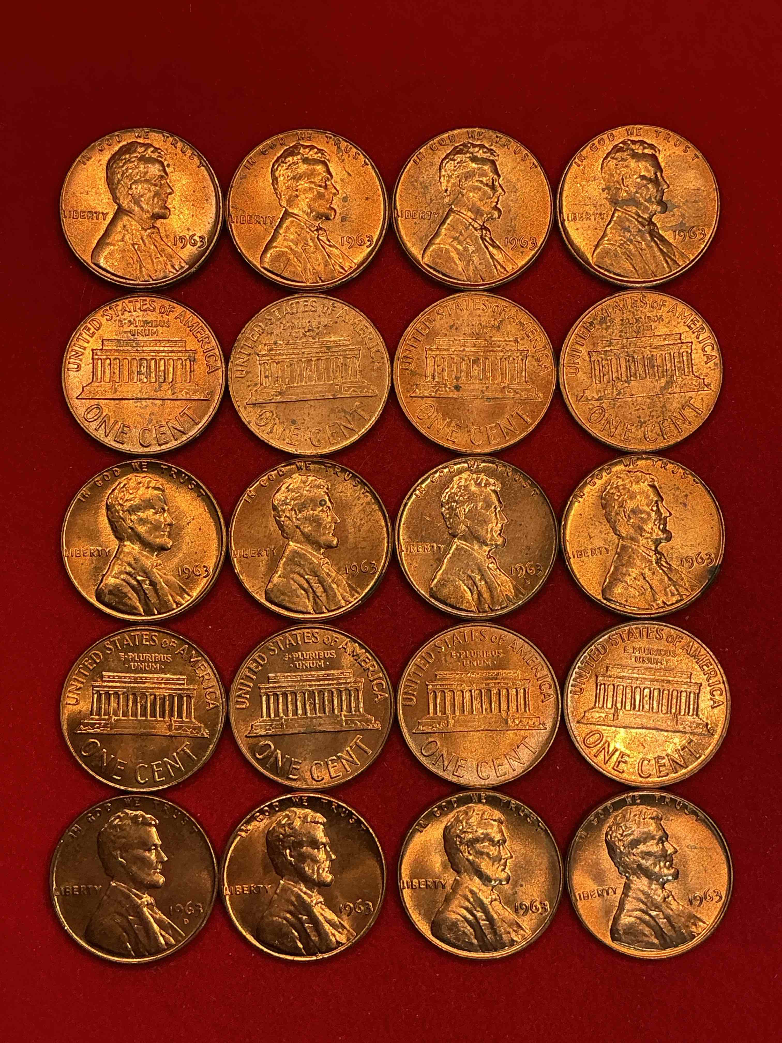 1963 "i have a dream" era brilliant uncirculated wheat pennies! these 1963 pennies are direct from the original treasury rolls & haven't seen the light of day since 1963! dr. martin luther king famously gave his "i have a dream" speech on aug 28, 1963. own pieces of this era with these incredible pieces of history!