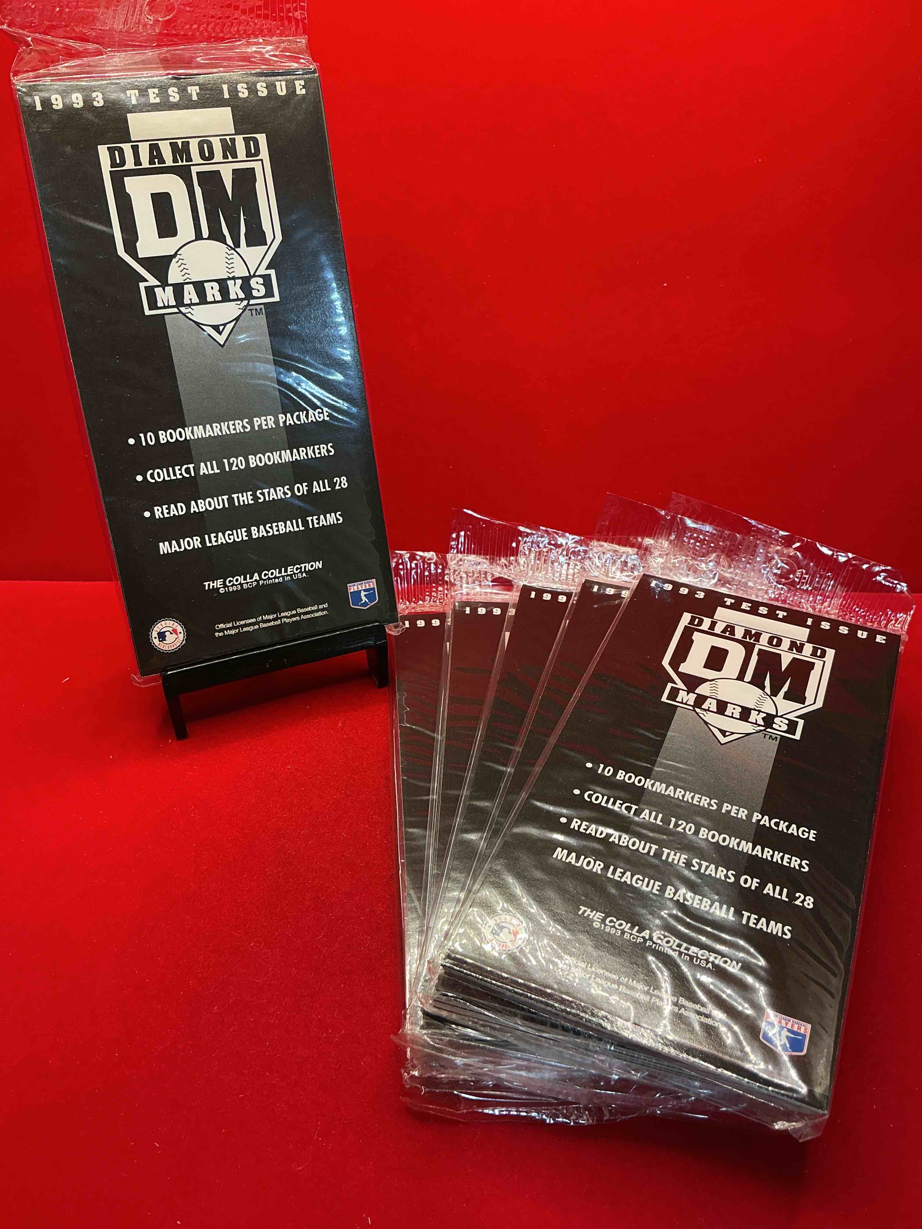 rare baseball bookmarks! 1993 baseball collectors items! you could pull your favorite mlb player! look for ken griffey jr, jose canseco, bo jackson & much more rare bookmarks… how cool!