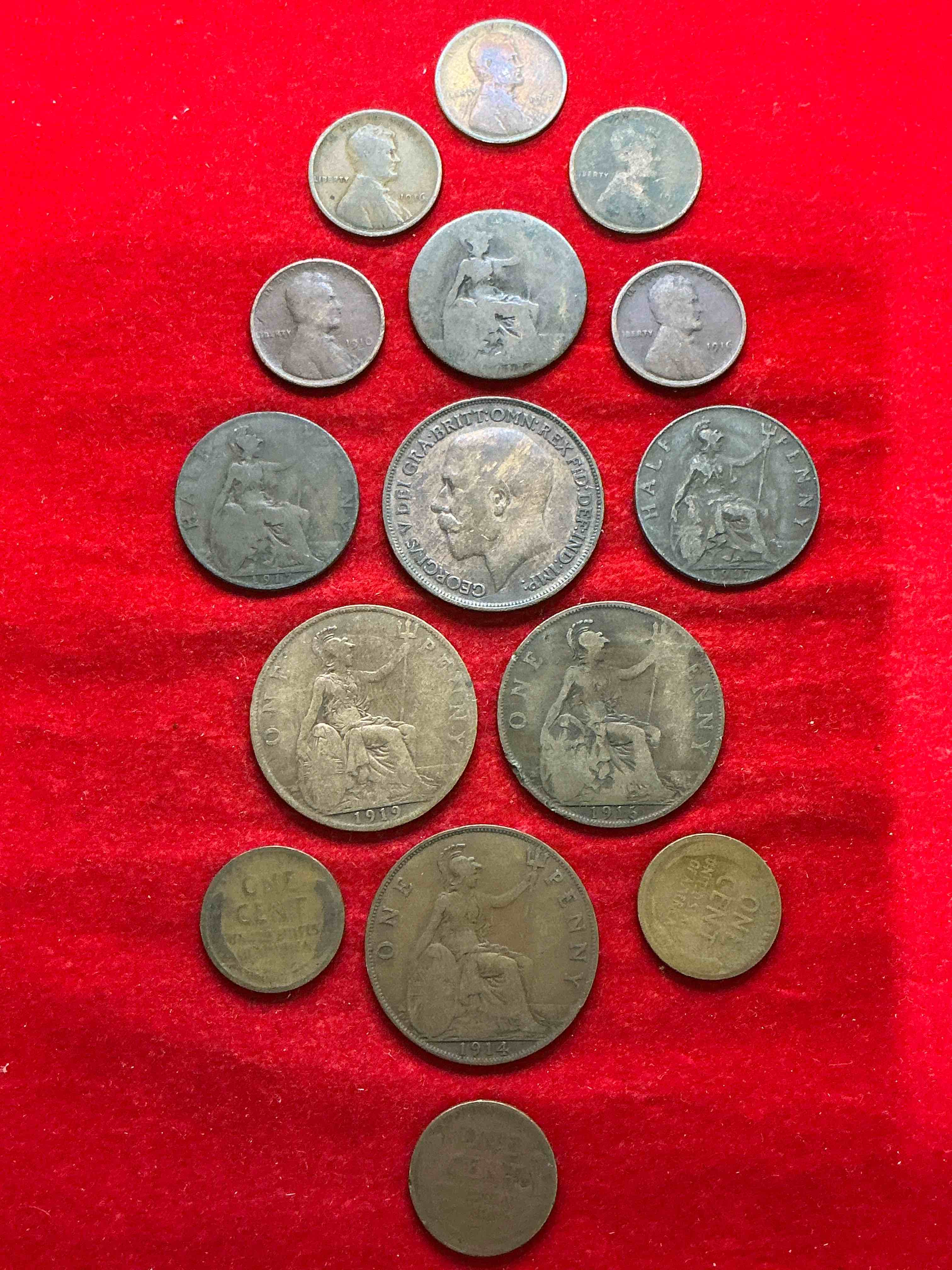 world war one coin collection, rare! wwi buffs rejoice! unique collection of ww1 era coins (1914-1918) from around the world, to include many of the main countries in the world war one theater of war. these coins are exceptional, very old, & seriously hard to collect! a great way to start or add to a coin collection of this era. own some very rare pieces of history with historical significance!