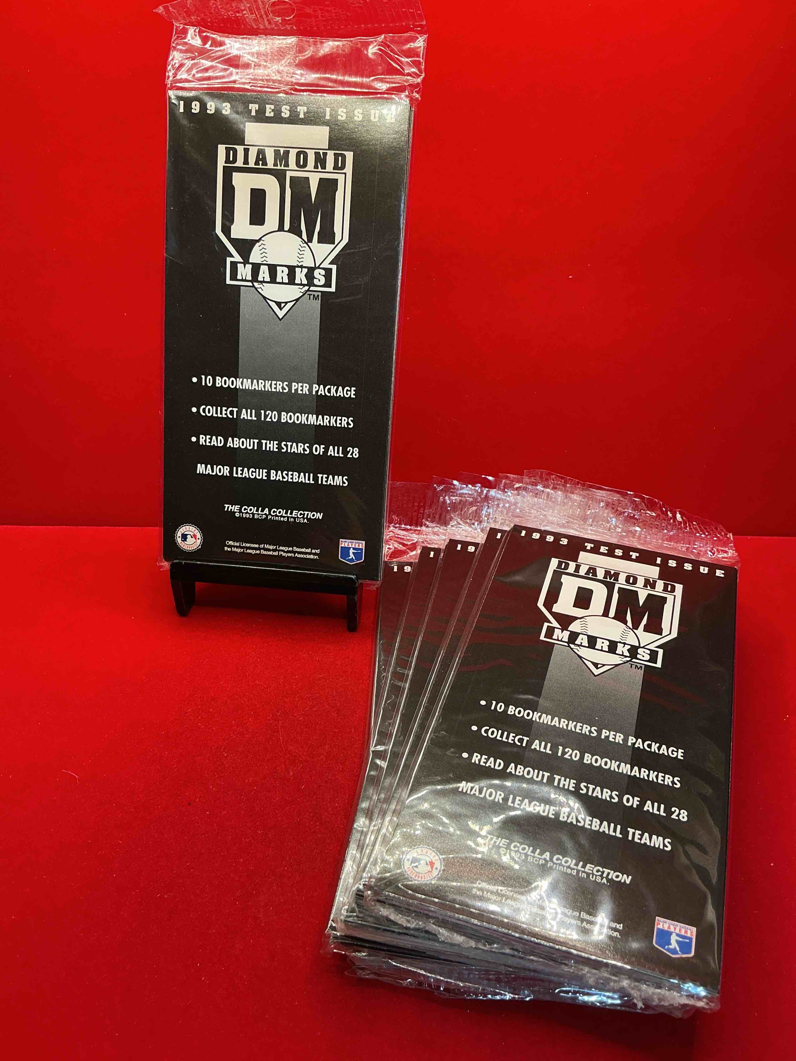rare baseball bookmarks! 1993 baseball collectors items! you could pull your favorite mlb player! look for ken griffey jr, jose canseco, bo jackson & much more rare bookmarks… how cool!