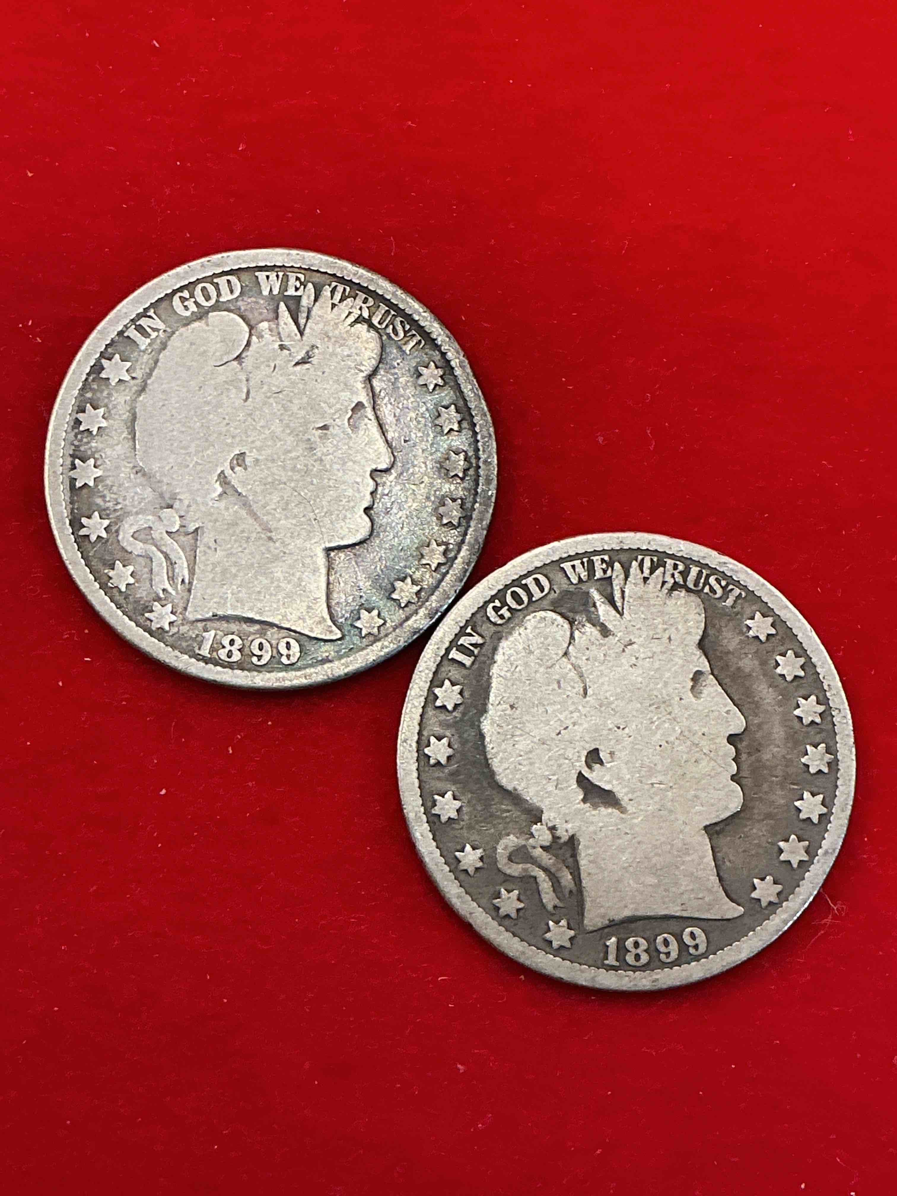 U.S. Silver! Circulated Barber Silver Half Dollar! 2 Silver Half Dollars In This Crazy Lot! These Striking Half Dollars Are Both 90% Silver & Have Become Some Of The Most Collectible Coins In History! These Are A Great Way To Start Collecting Precious Metals As Silver Becomes Rarer And Rarer Every Day- This Is Your Chance To Grab Some Before It Becomes Unattainable! WOW!