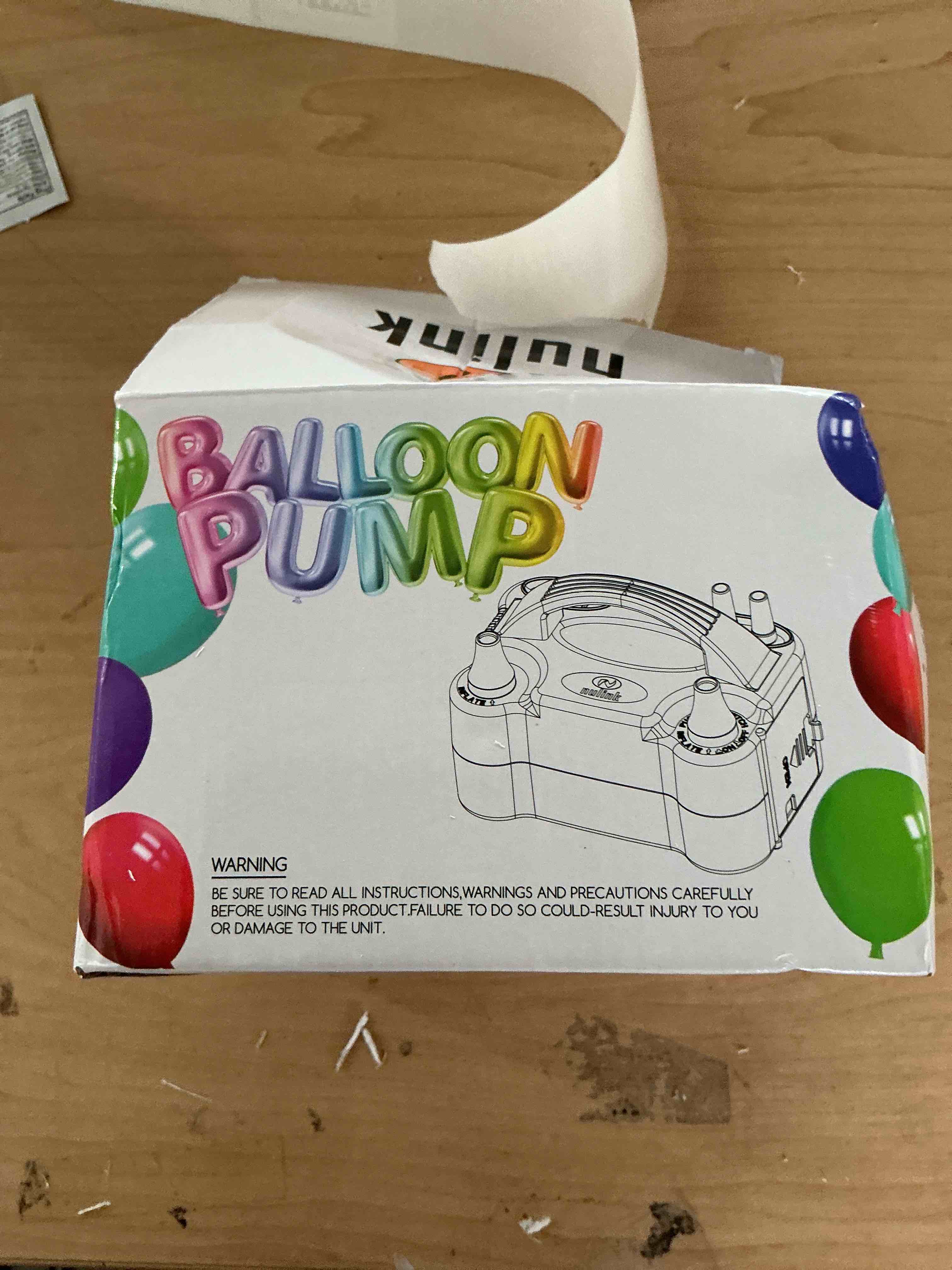 Condition photo showing New/Like New for electric balloon pump, portable electric balloon blower machine balloon air pump dual nozzle 110v 600w balloon inflator for party decorations rose red