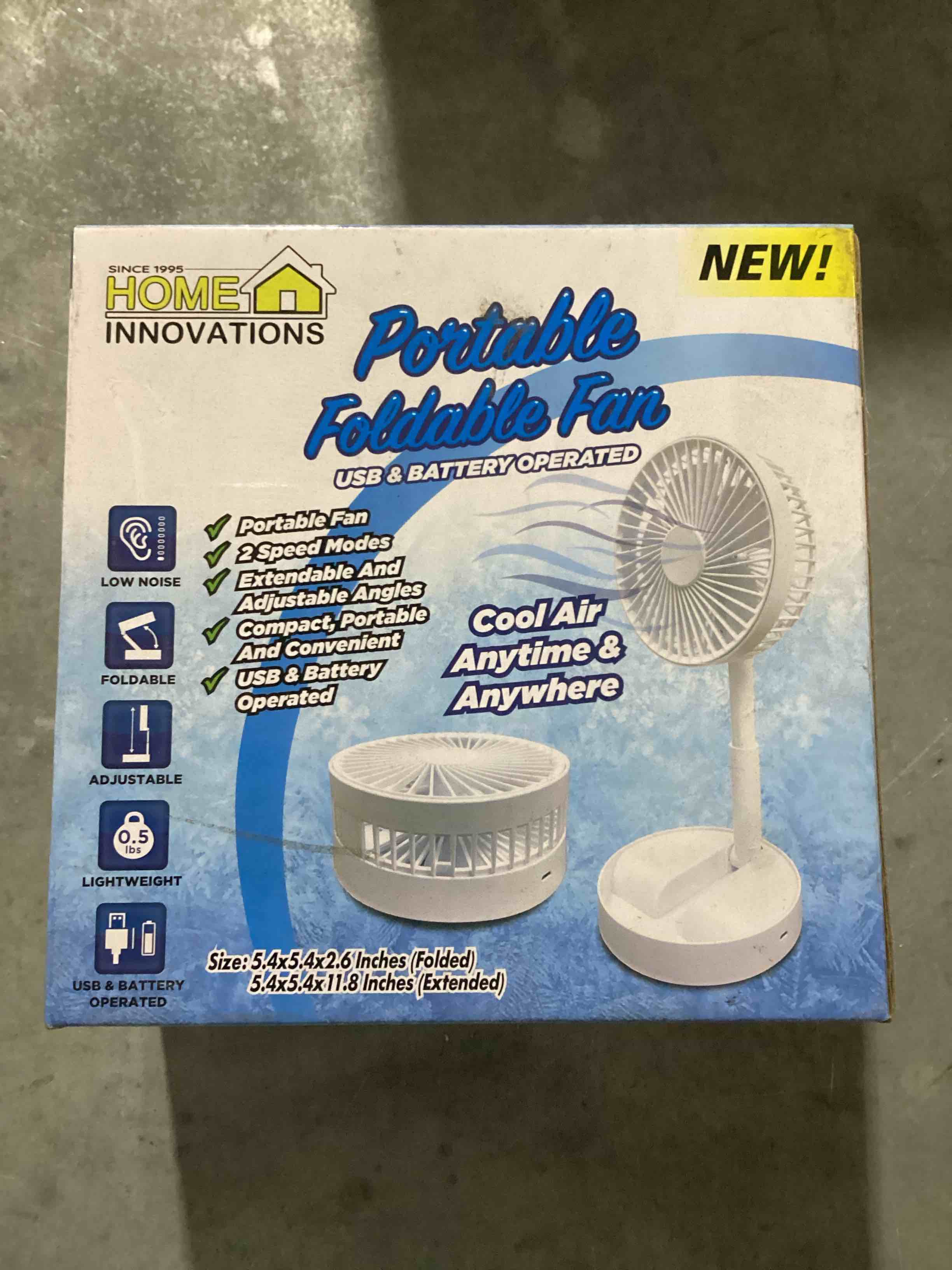 portable foldable fan
