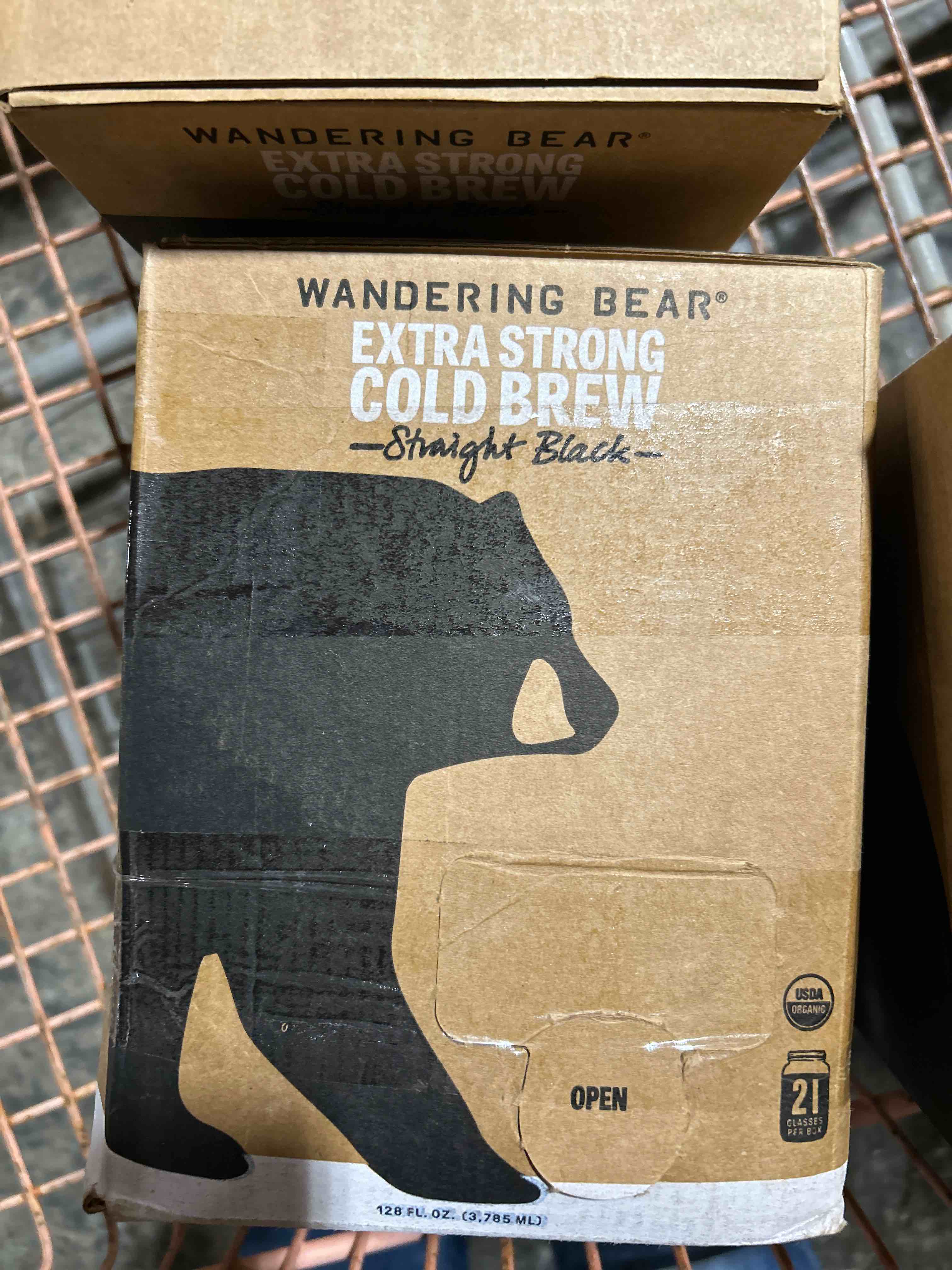Big strong, cold brew, wandering bear 128
