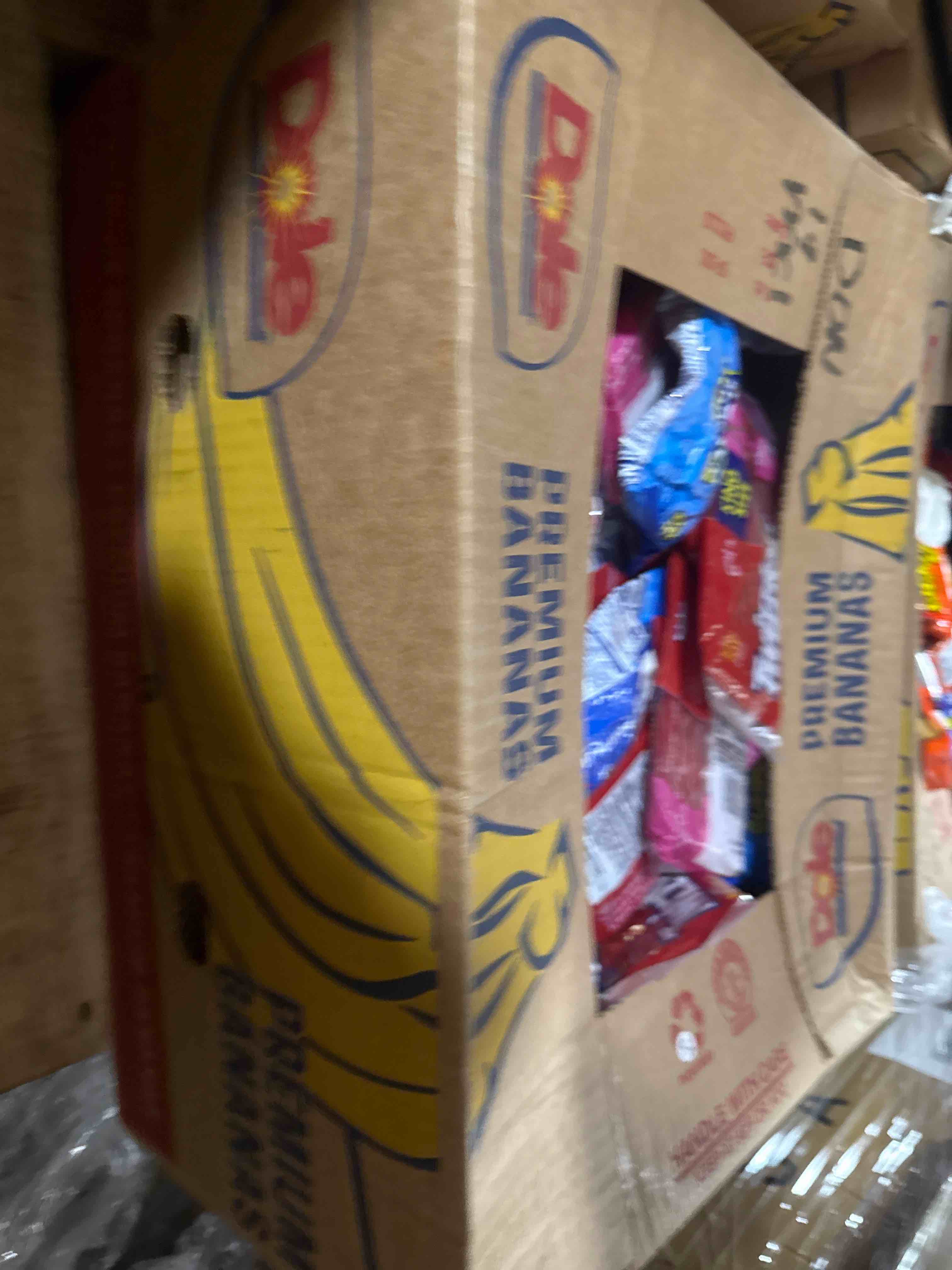 Condition photo showing Good Condition for box of assorted grocery products