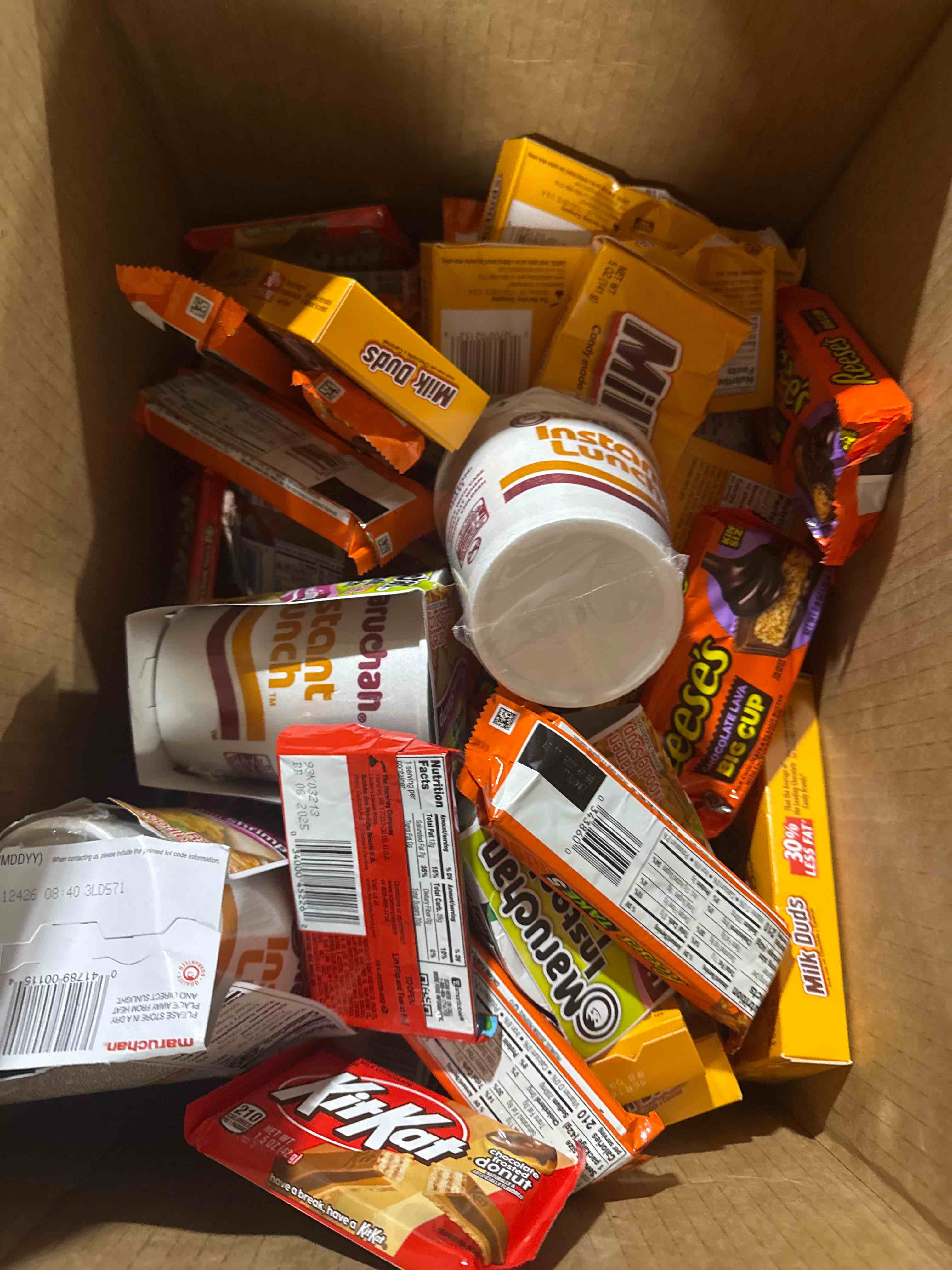Box of Assorted Grocery Products 