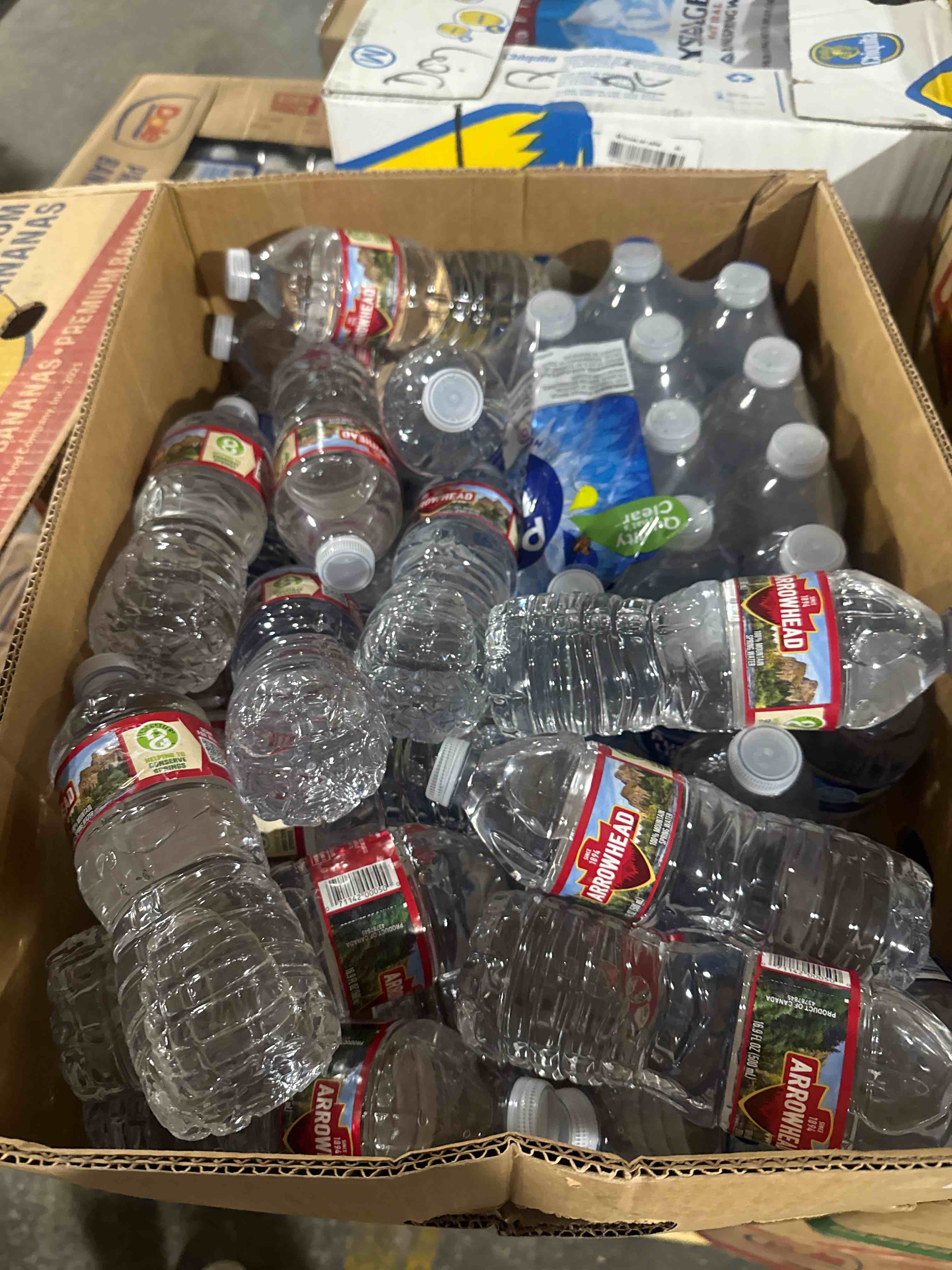 box of water