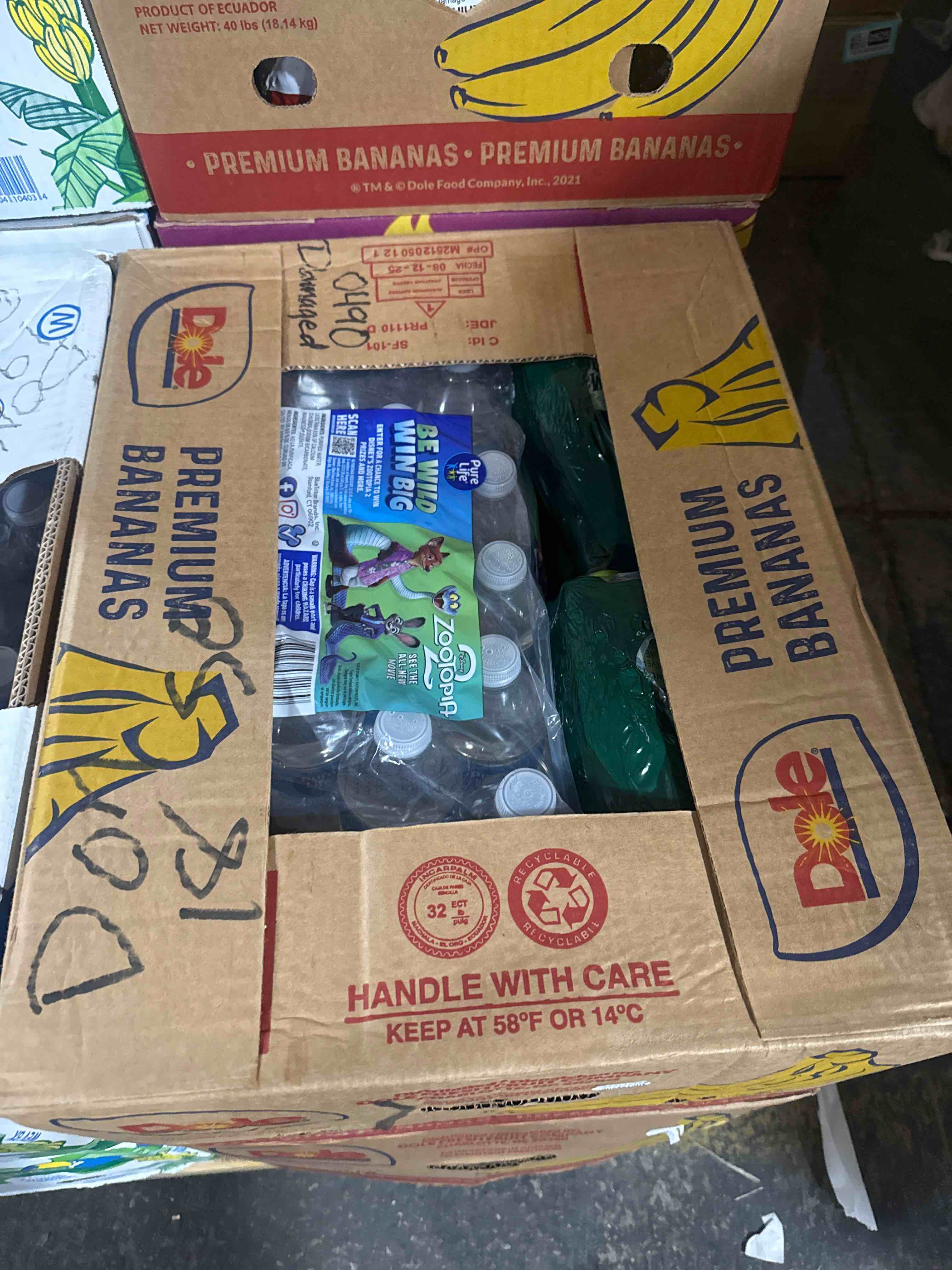 Condition photo showing Brand New for box of water