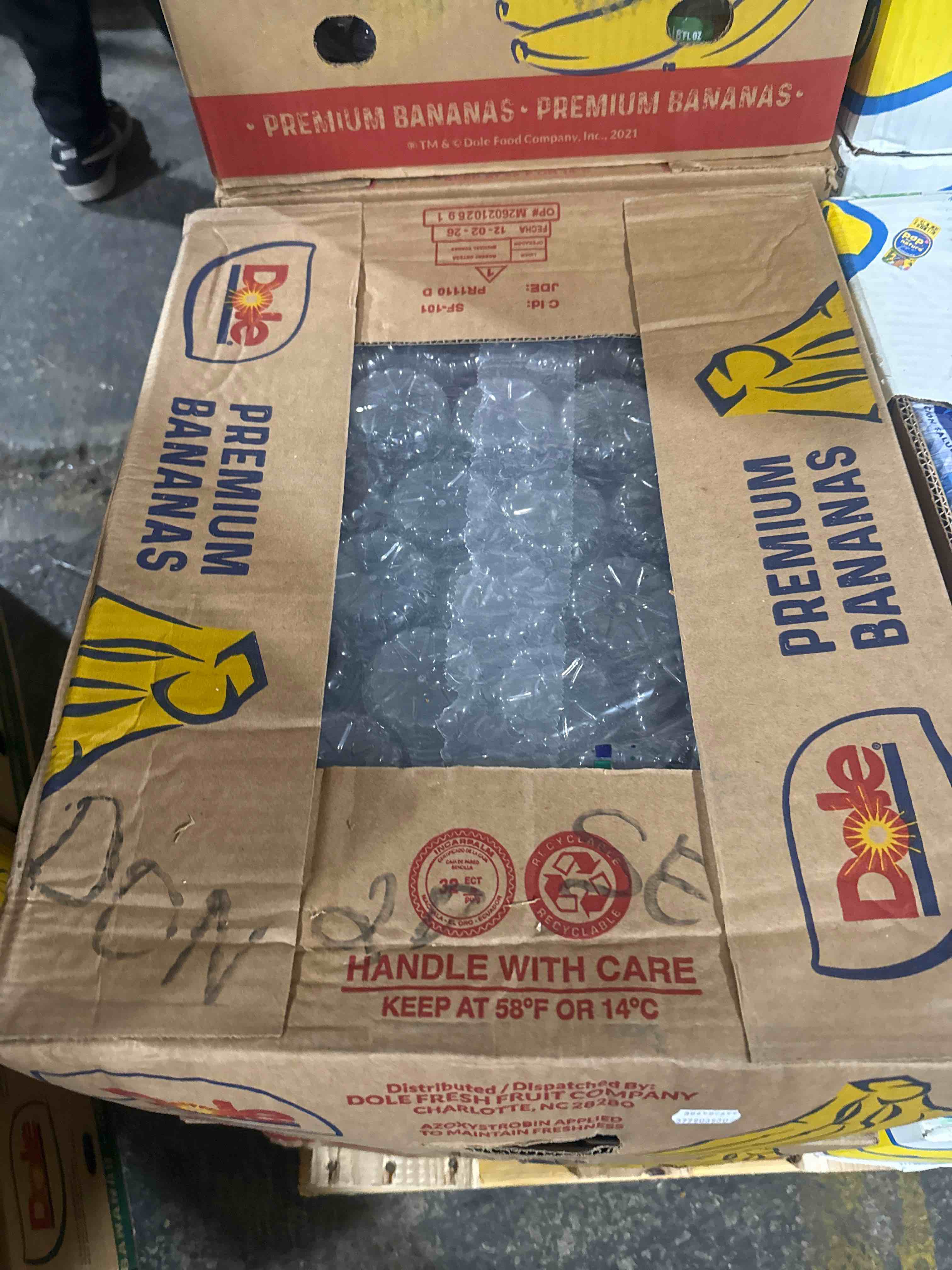 box of water