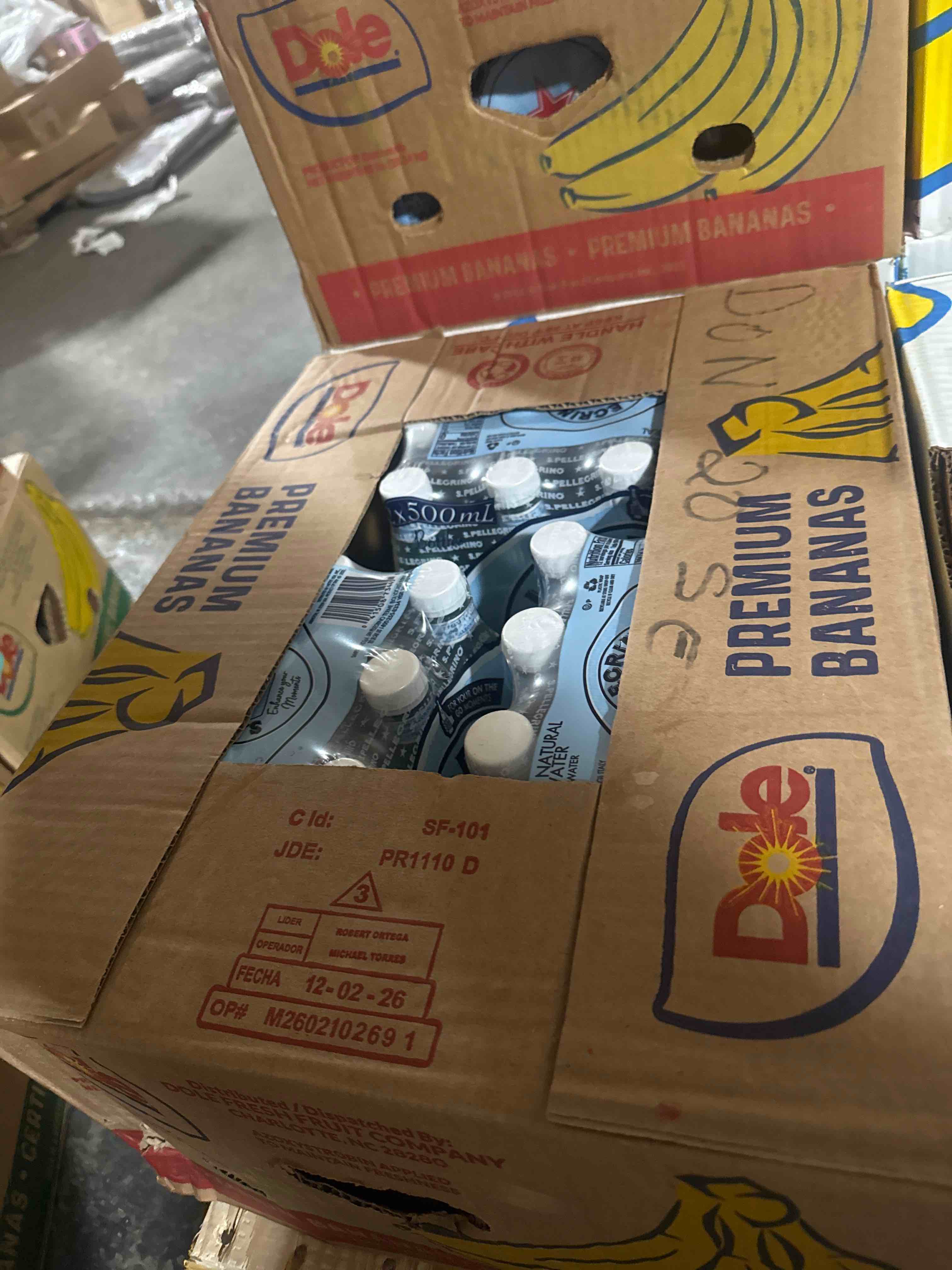 box of water