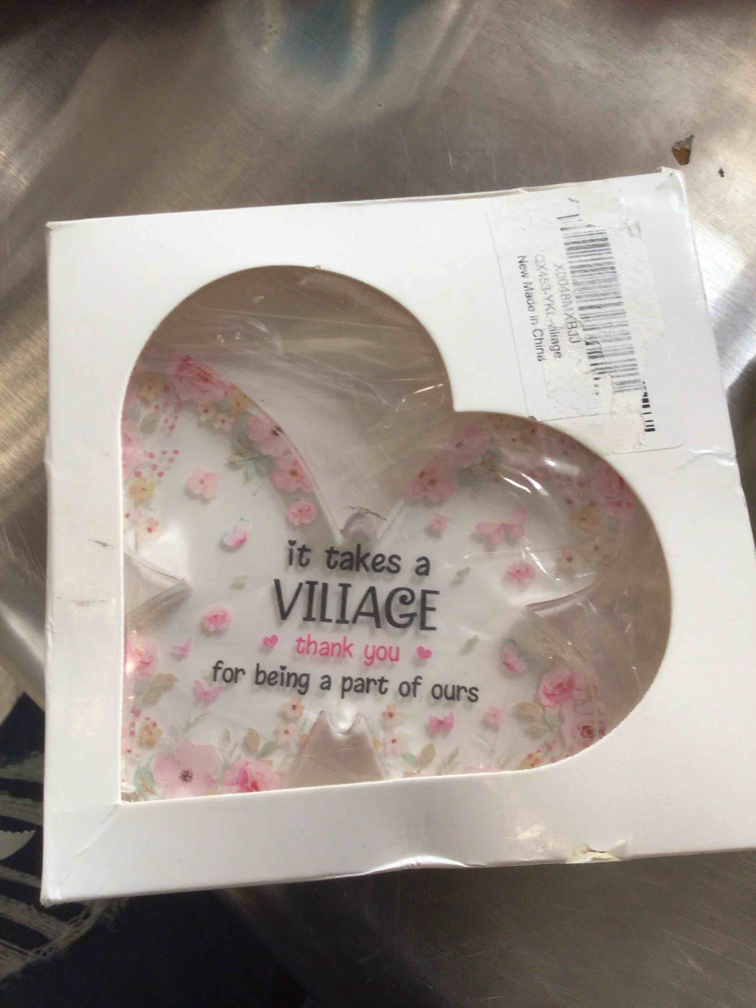 it makes a village Thank you for being a part of us butterflies 