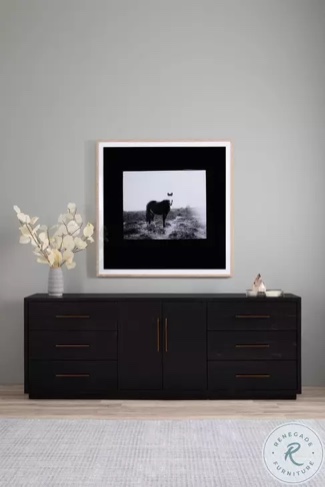 SUKI LARGE MEDIA CONSOLE-BURNISHED BLACK
