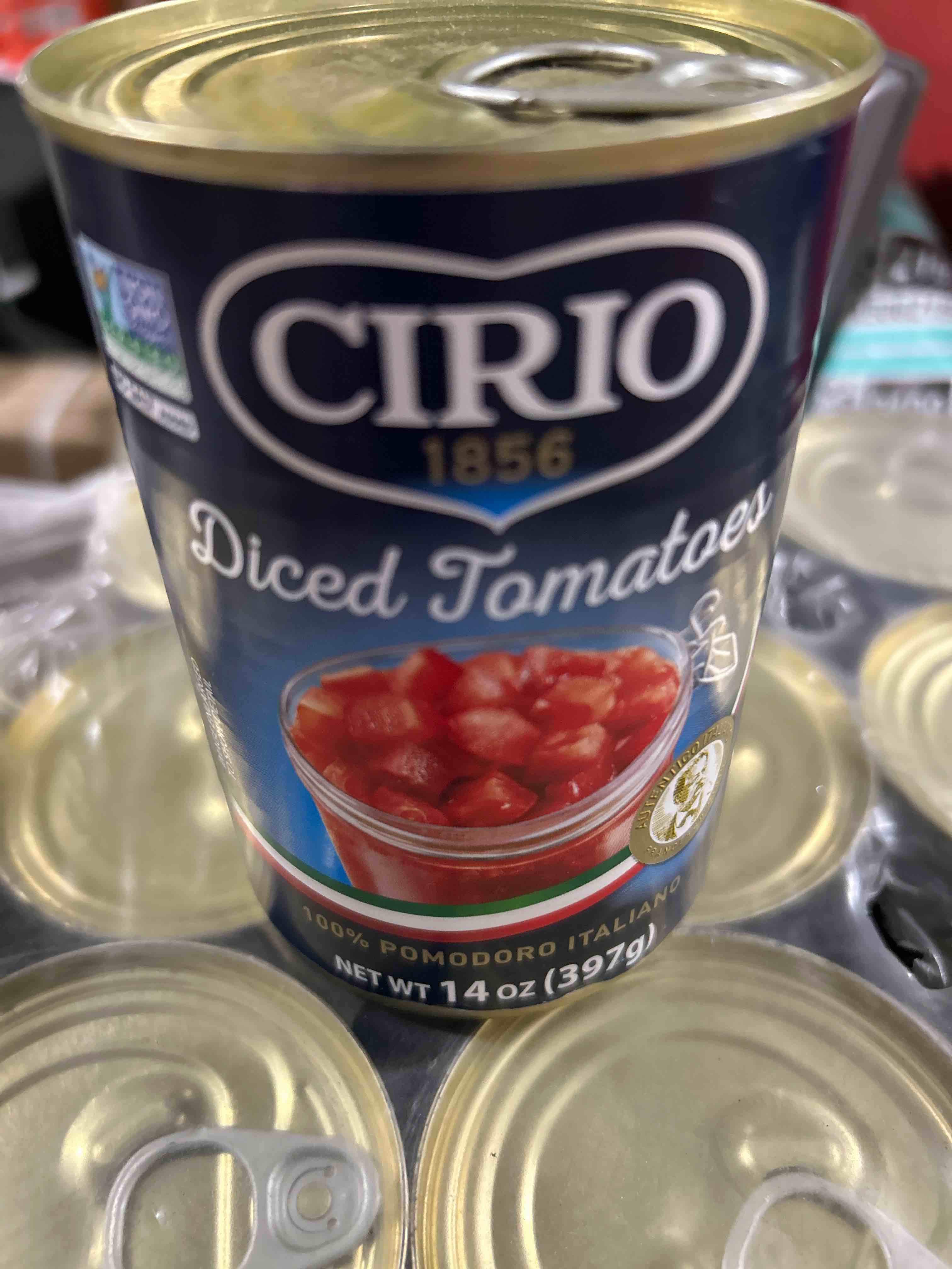 case of 12 diced tomatoes 14 ounce cans