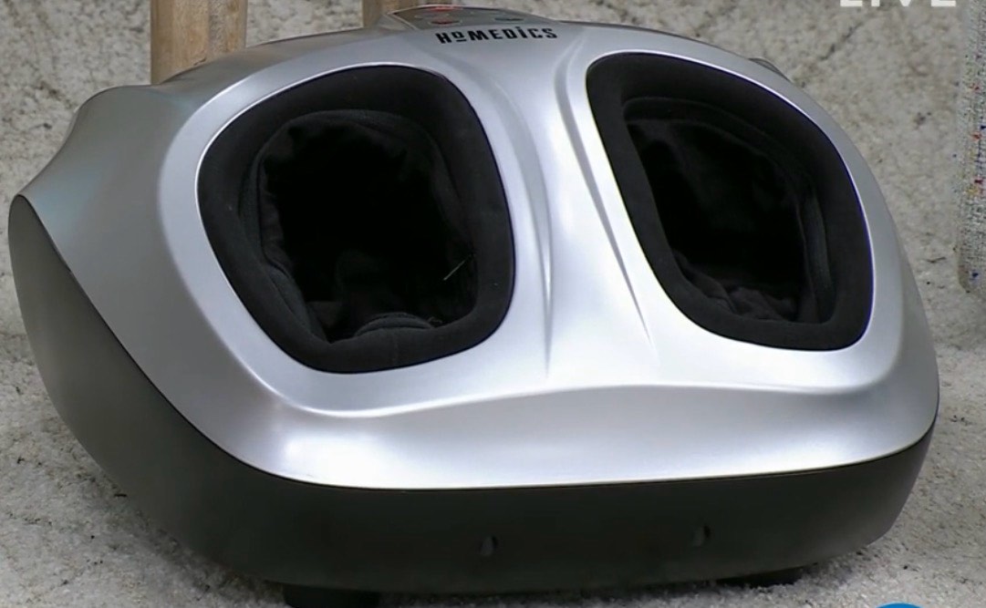 HoMedics Shiatsu Air 3.0 Foot Massager with Heat - Silver
