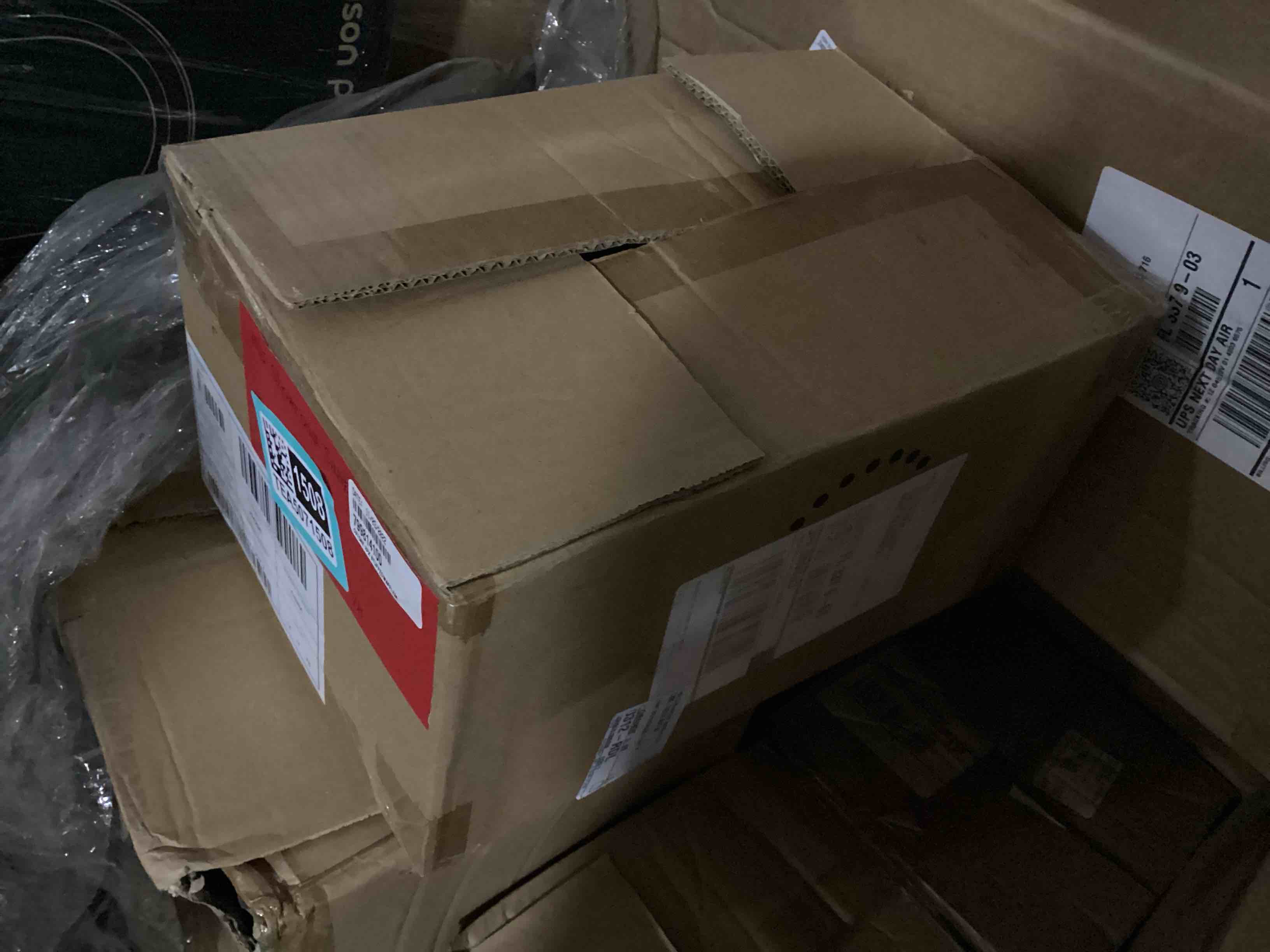 Condition photo showing New/Like New for case of 2 curtis stone 5in stuffed waffle makers - white and black