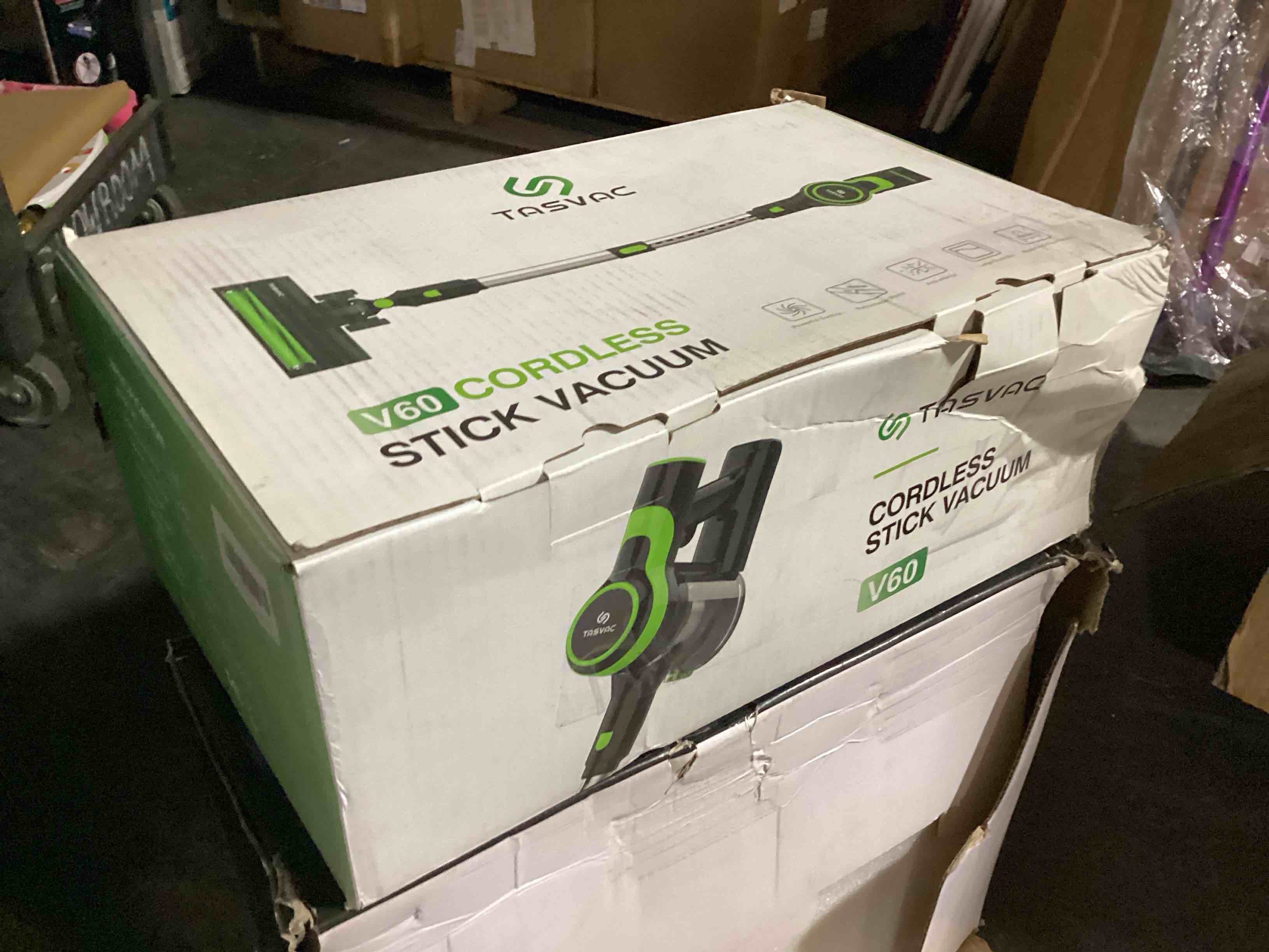 Condition photo showing New/Like New for tasvac cordless vacuum cleaner, 28kpa powerful cordless vacuum 6-in-1, battery stick vacuum rechargeable vacuum 2200m-a-h up to 45 mins, lightweight handheld vacuum vleaner carpet and floor pet hair