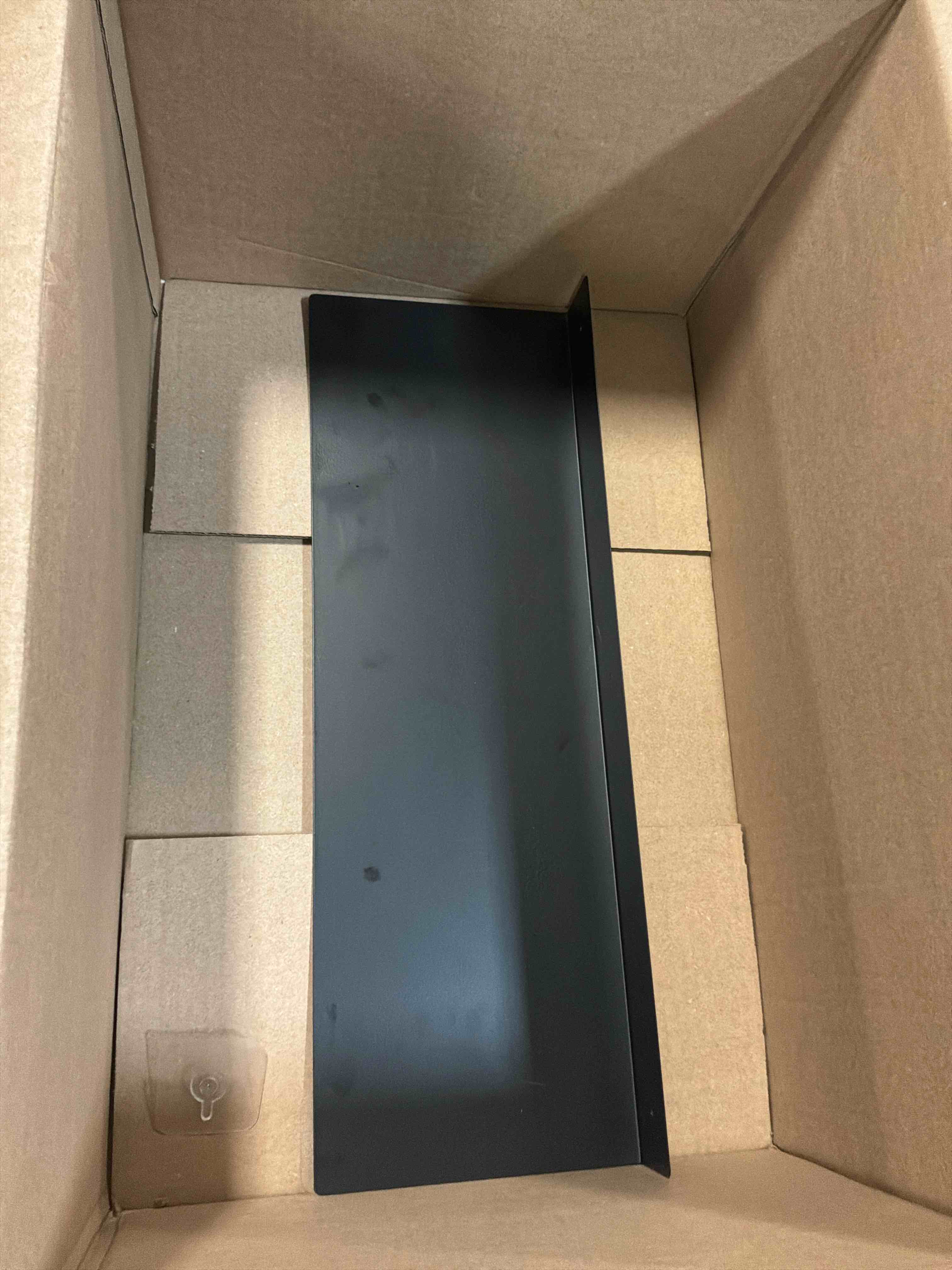 Condition photo showing Good Condition for nftigb matte black bathroom organizer 19.7 inches / 50 cm aluminum floating shelve modern single tier wall shelf for bathroom and kitchen storage