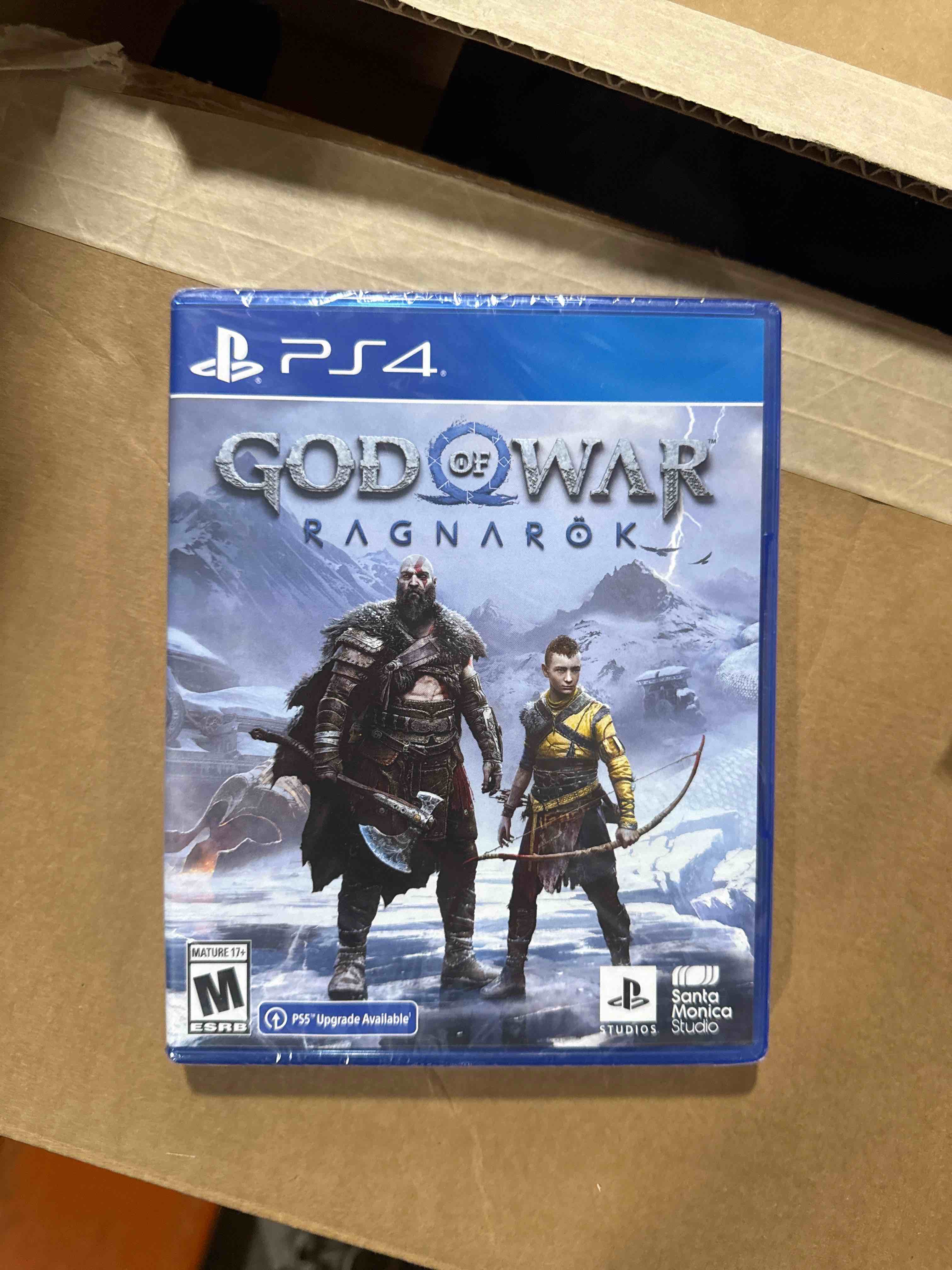Condition photo showing New/Like New for god of war ragnarök - playstation 4