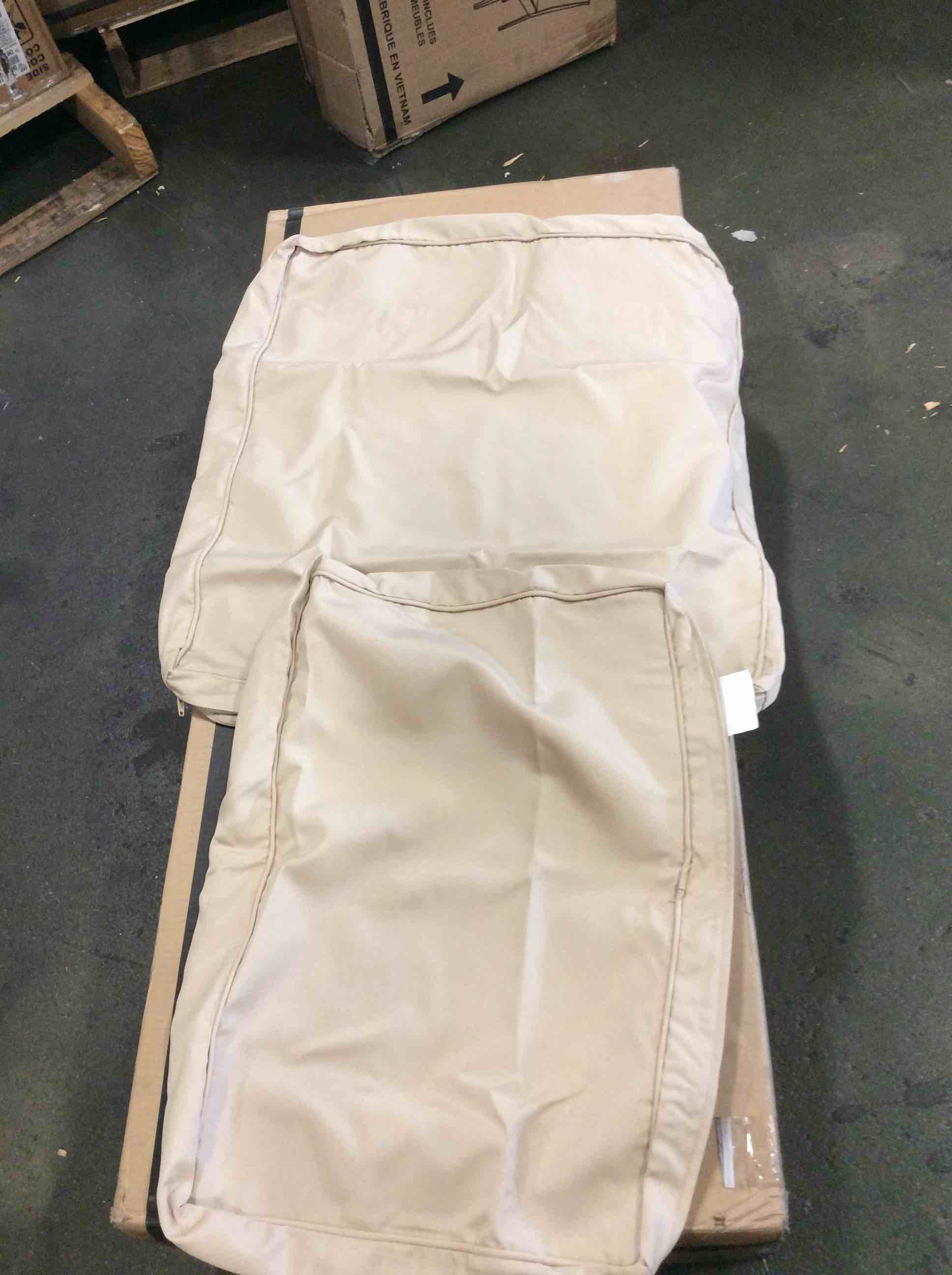 Condition photo showing New/Like New for arbede l cushion cover fabri” sand