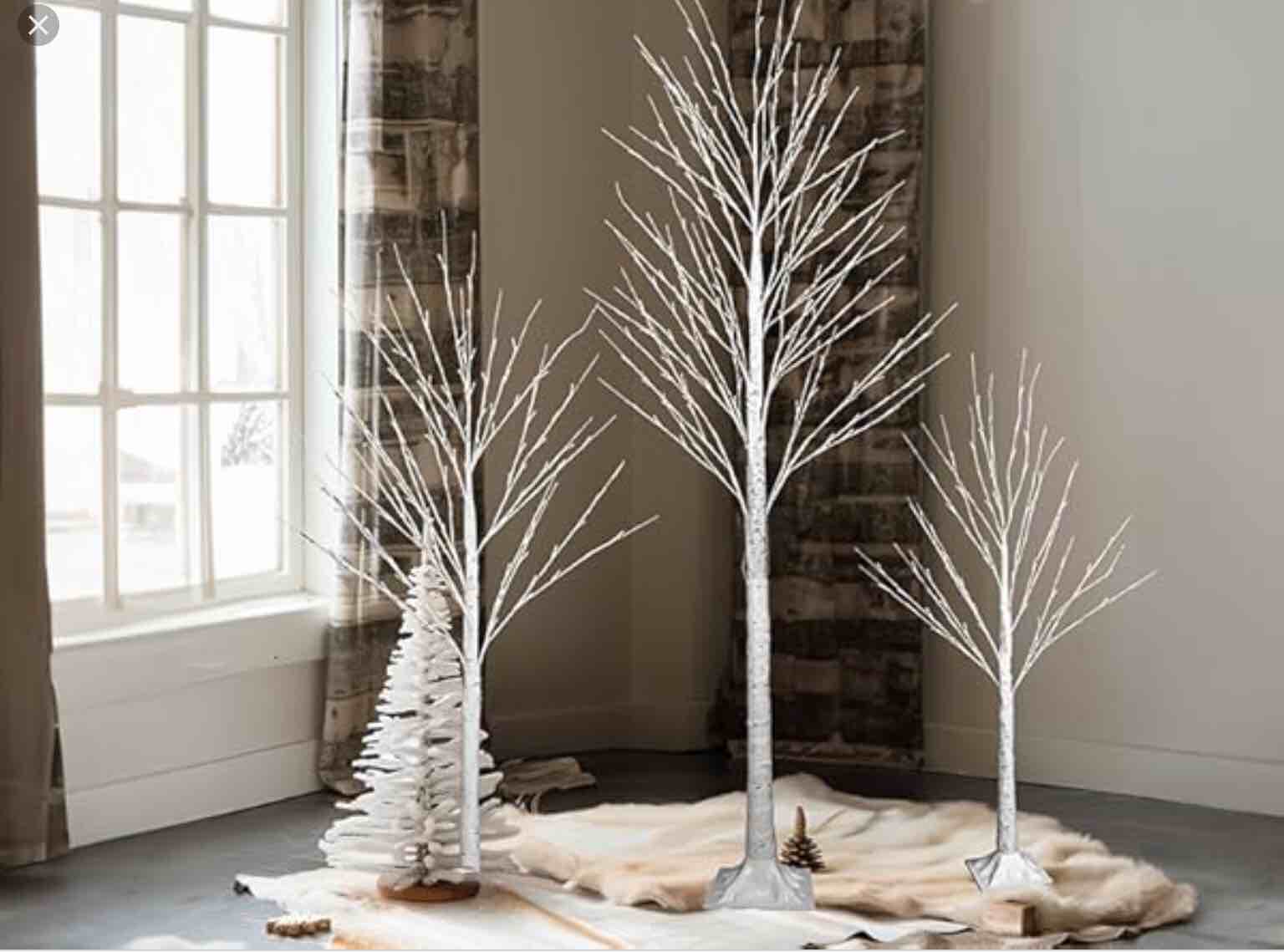  DAZZLE Bright Pak 3 Light up Birch Tree. 4FT 96