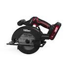 Hyper Tough 20V Max Lithium Ion Cordless 6-1/2 inch Circular Saw with 1.5Ah Lithium-ion Battery  Charger  Blade & Rip Fence