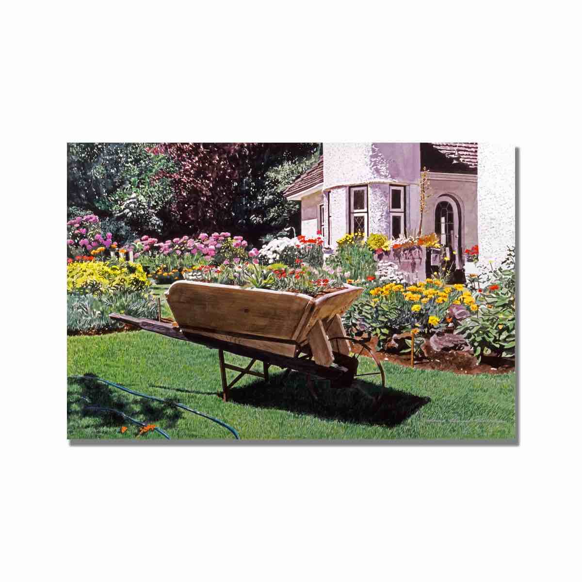 " Patio Lane " by David Lloyd Glover 32X24