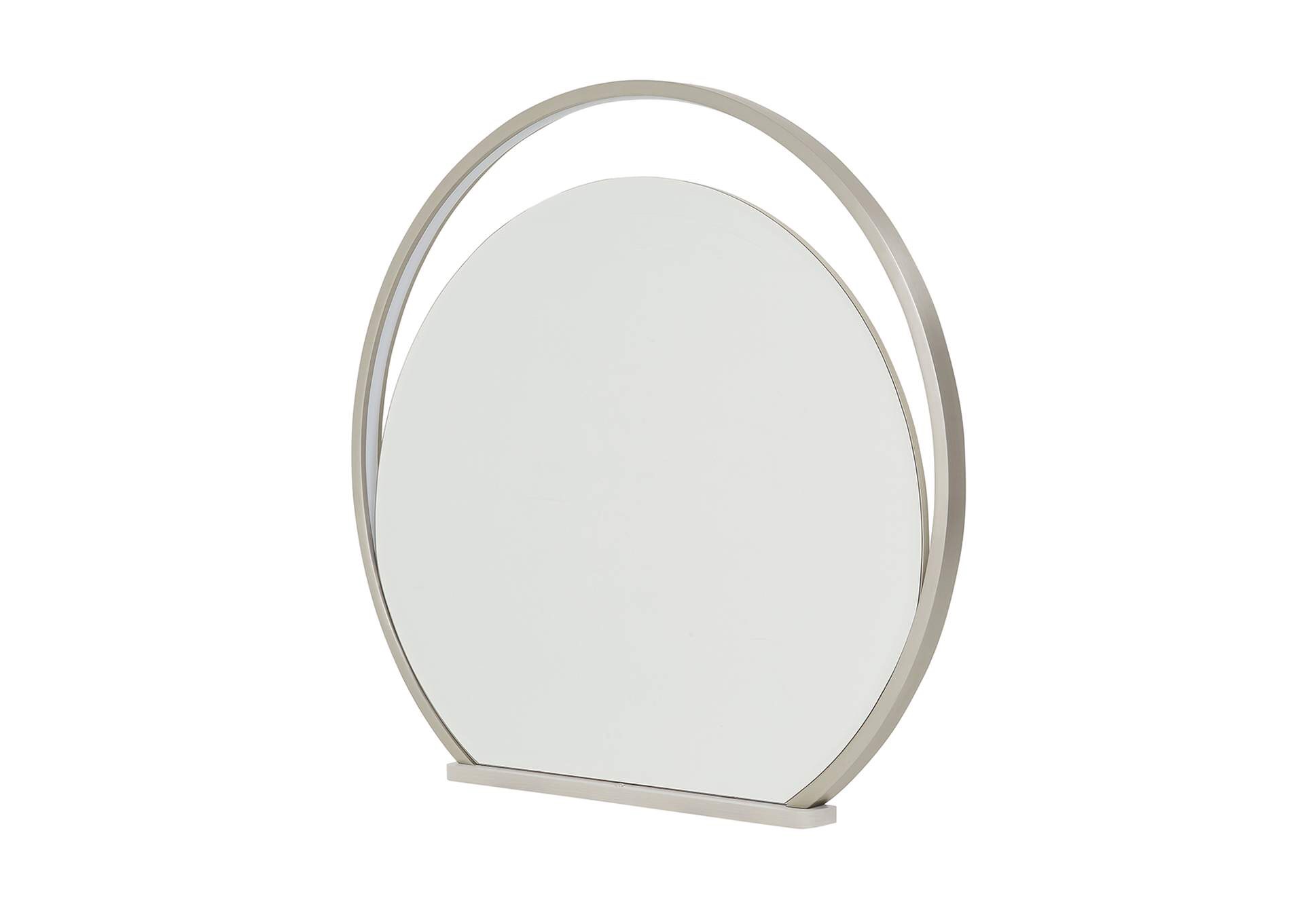 Eclipse Mirror with LED Lights - Moonlight