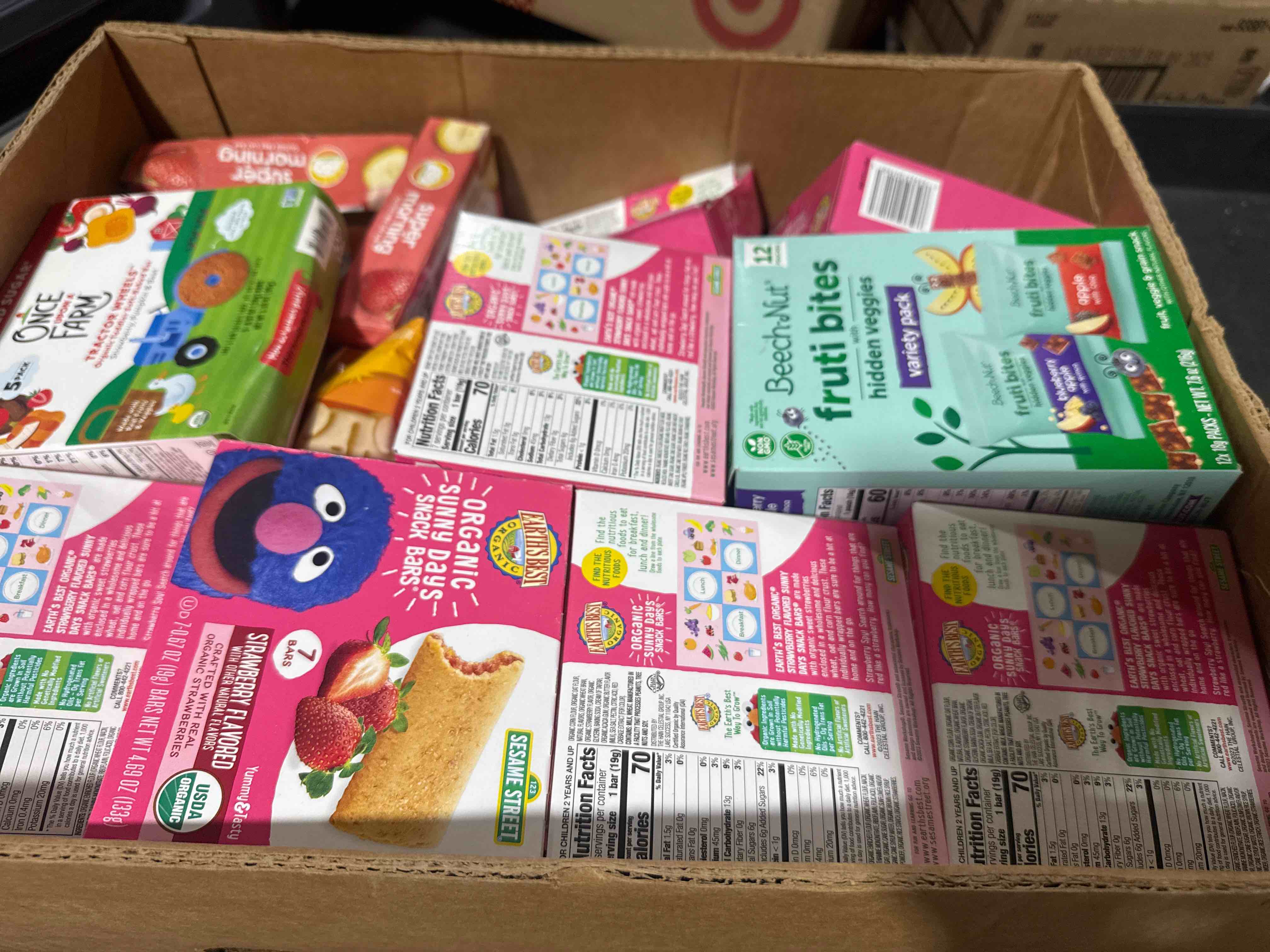Condition photo showing Brand New for box lot assorted food 
