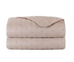 quince ,bamboo quilted sham(king)sand