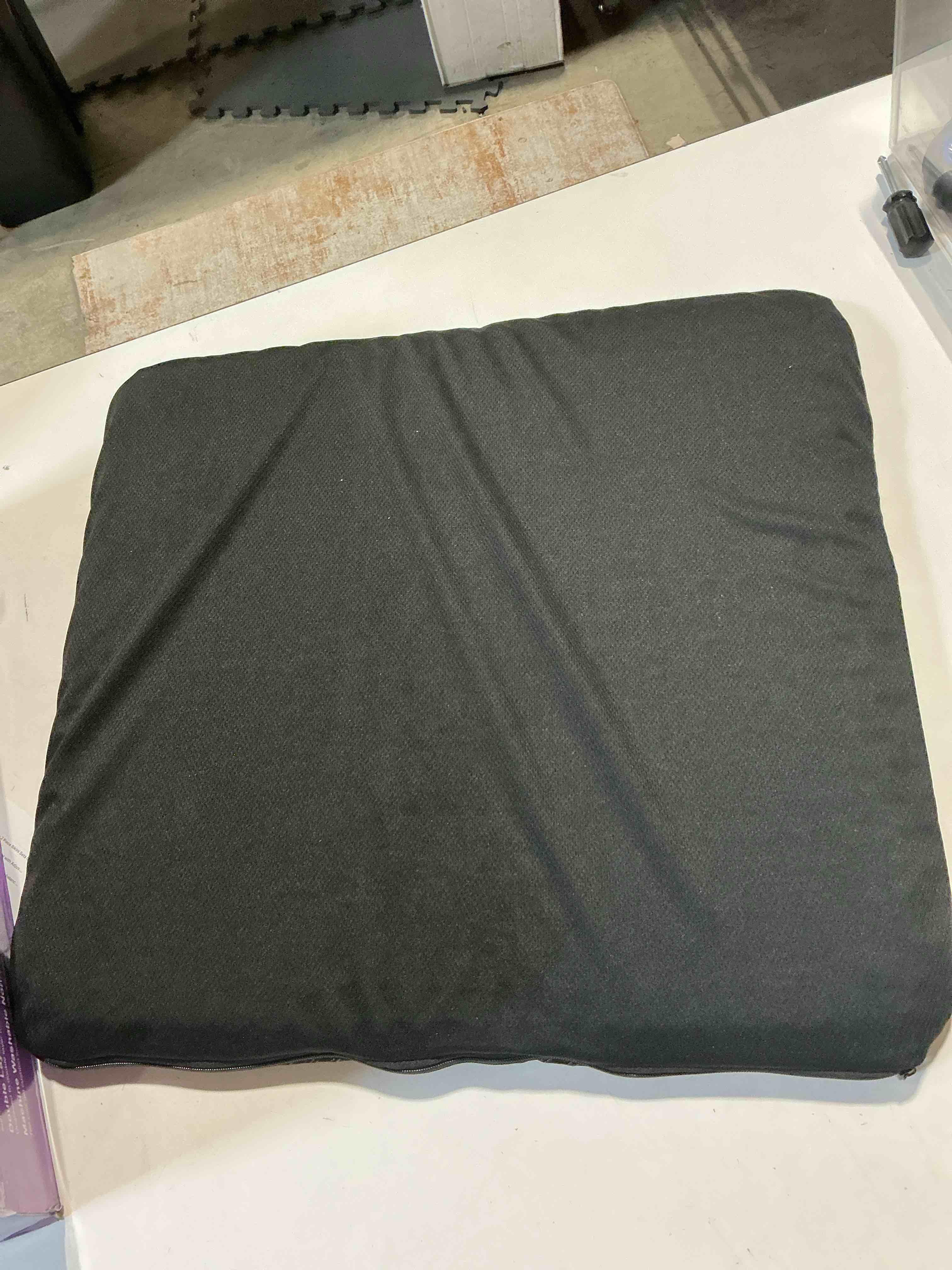 Condition photo showing Good Condition for gel seat cushion, cooling thick big breathable honeycomb design absorbs pressure points seat cushion with non-slip cover for office chair home cars wheelchair black
