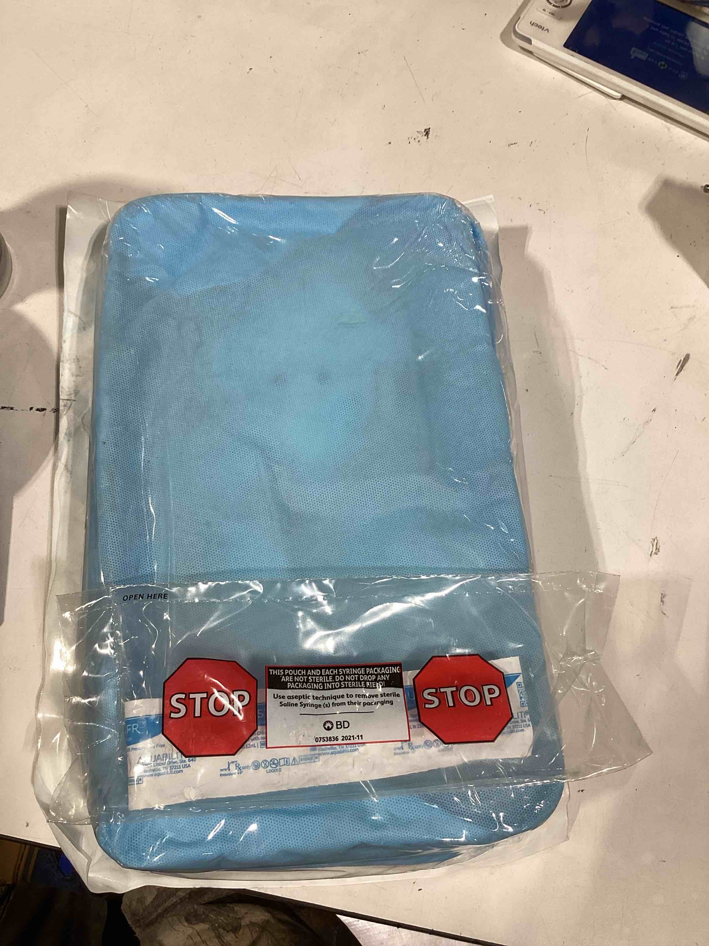 Condition photo showing As Is for powerpicc solo2 catheter with sherlock 3cg tip positioning system (tps) stylet
