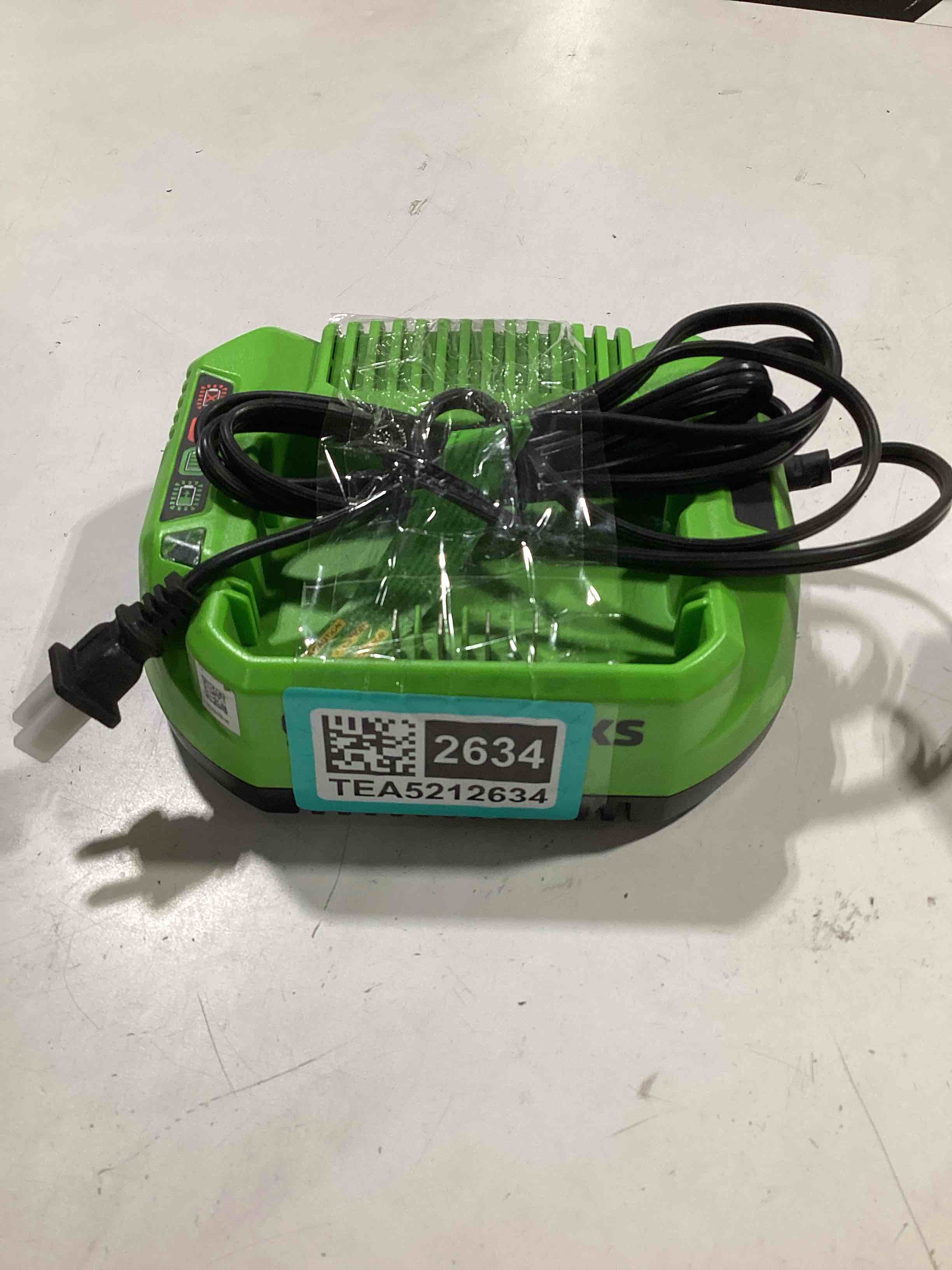 Condition photo showing As Is for 80v 2a standard charger